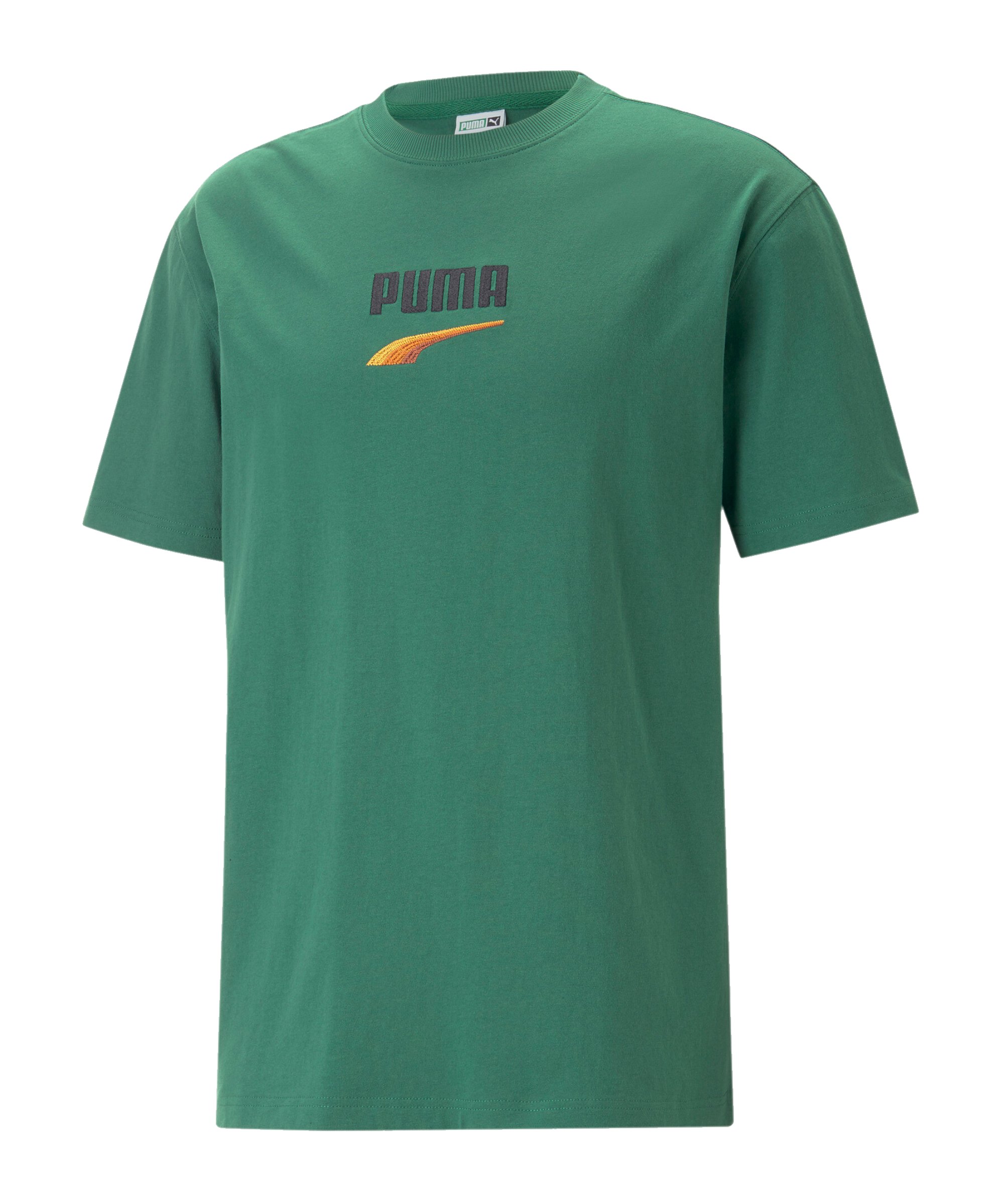 PUMA DOWNTOWN Logo T-Shirt Rot F37 - rot
