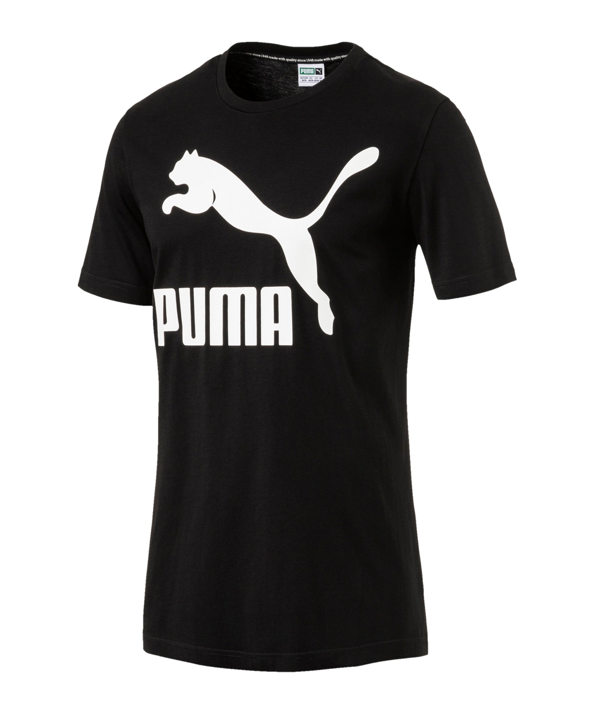 PUMA Archive Logo Tee Print T-Shirt Schwarz F01 - schwarz
