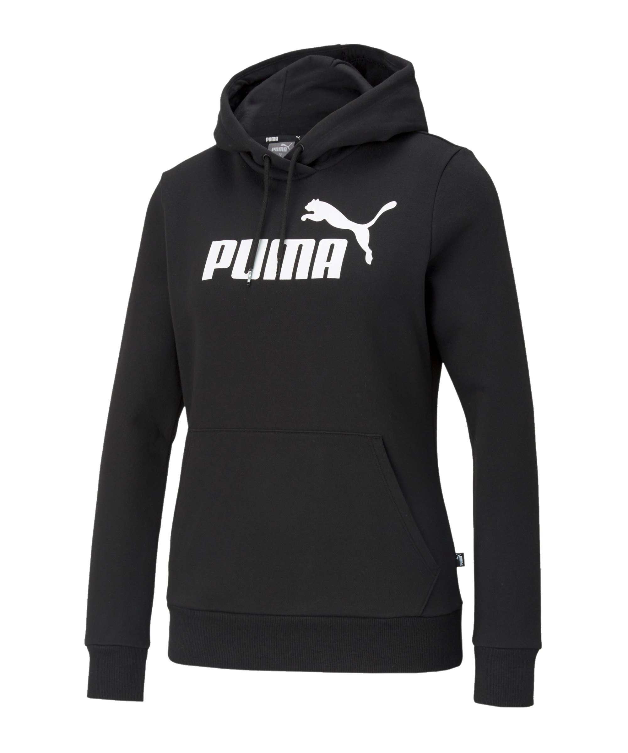 PUMA Essentials Logo Fleece Hoody Damen F01 - schwarz