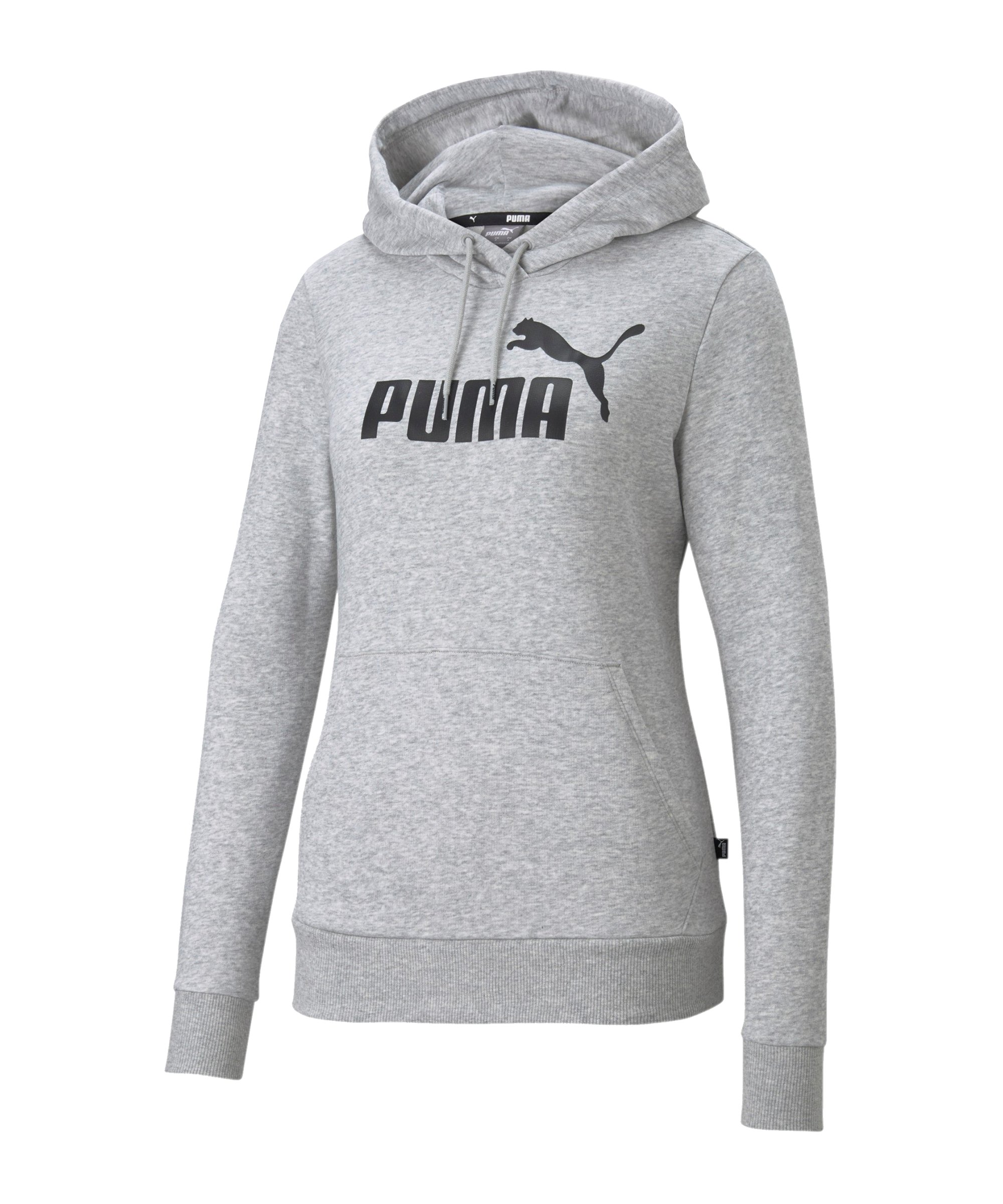 PUMA Essential Logo Hoody Damen Grau F04 - grau