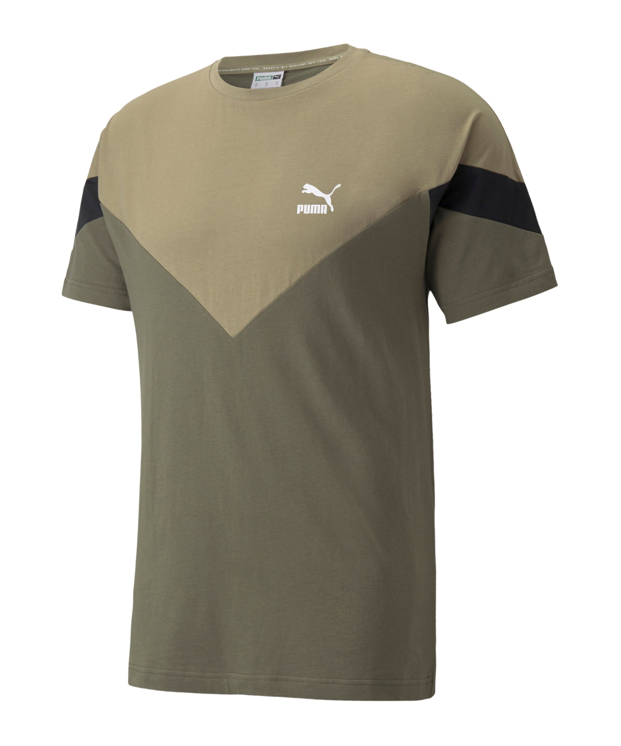 PUMA Iconic MCS T-Shirt Grün F44 - gruen