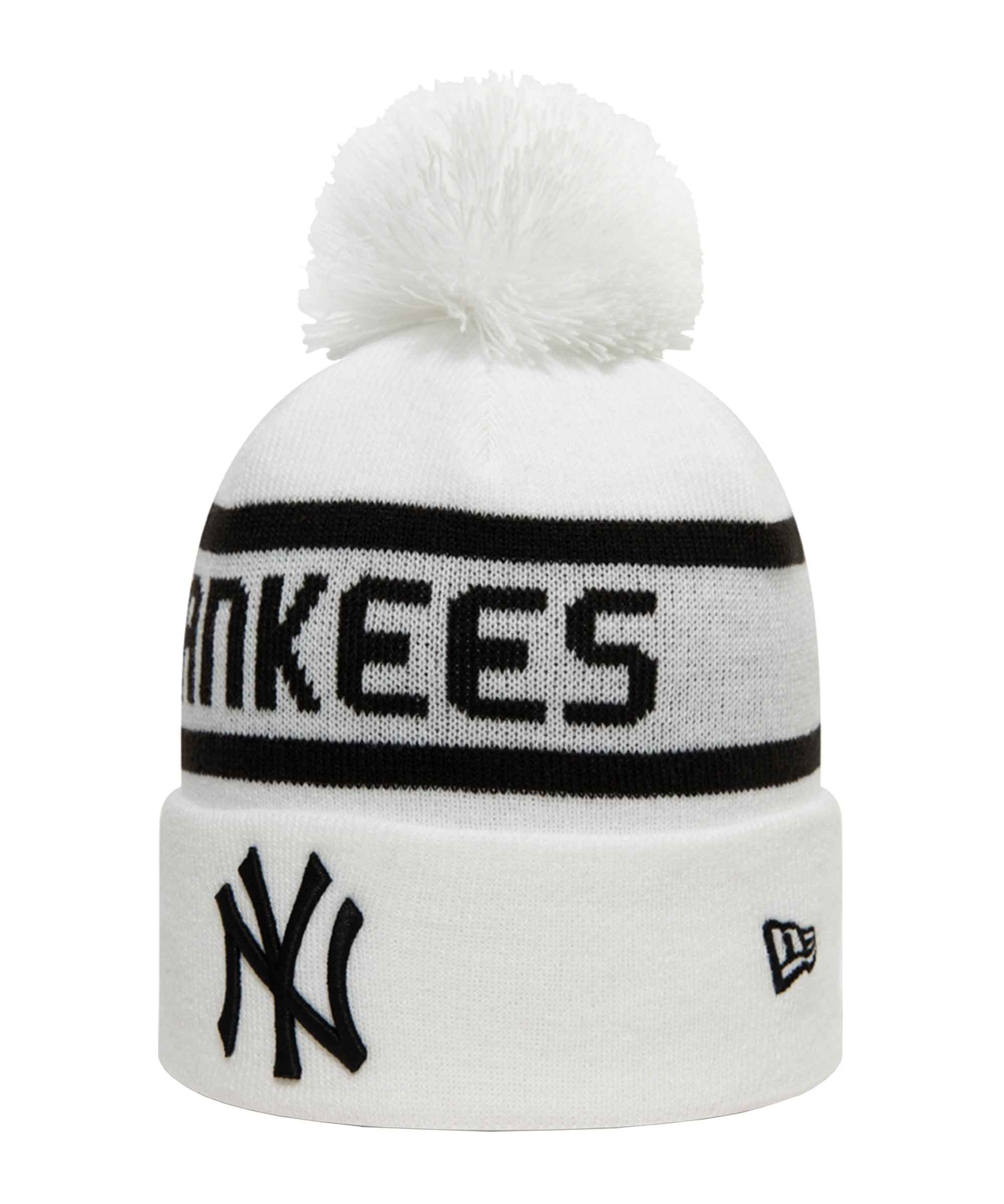 New Era NY Yankees Jake Cuff Knit Weiss FWHI - weiss