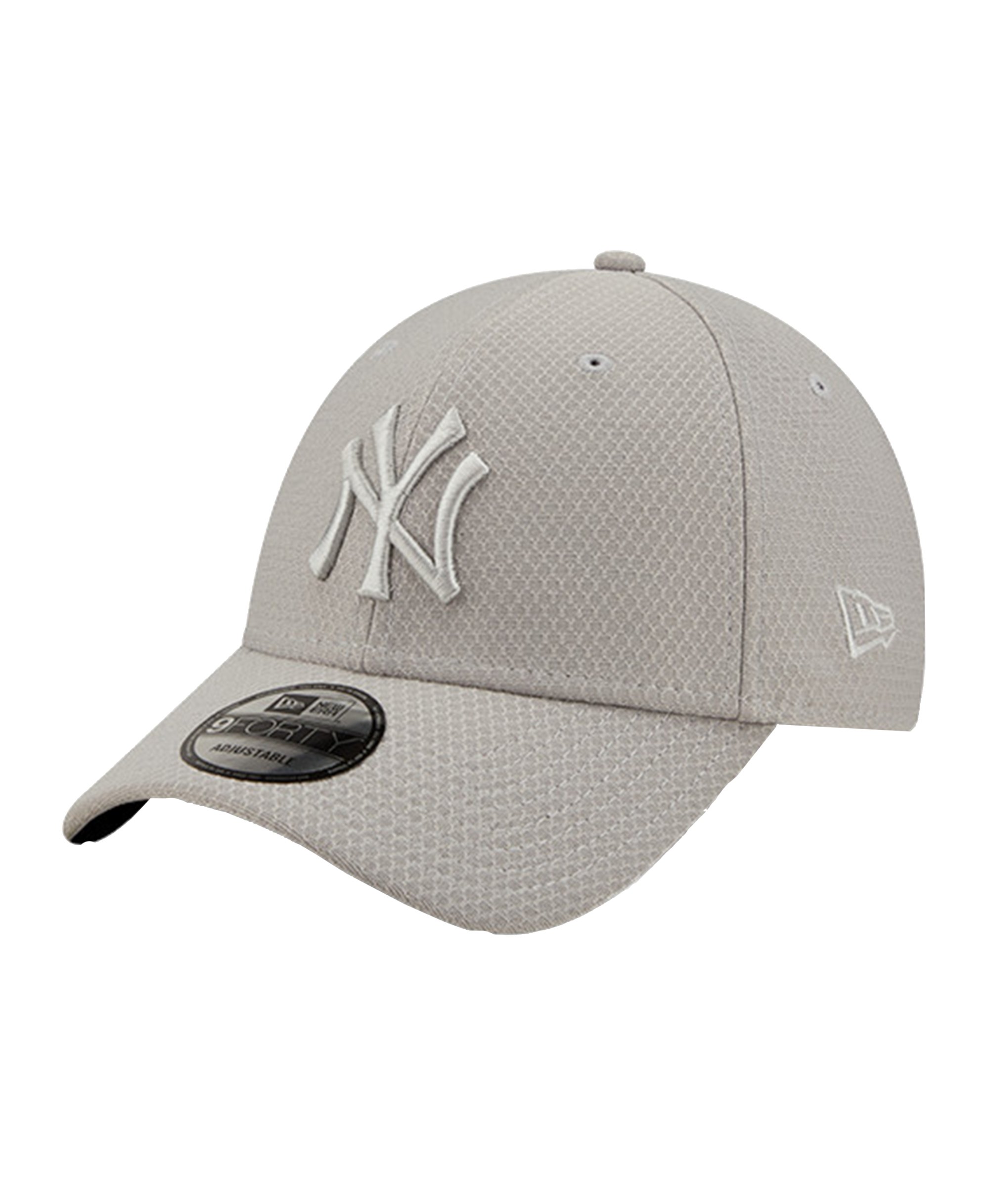 New Era NY Yankees Mono 9Forty Cap Grau FGRA - grau