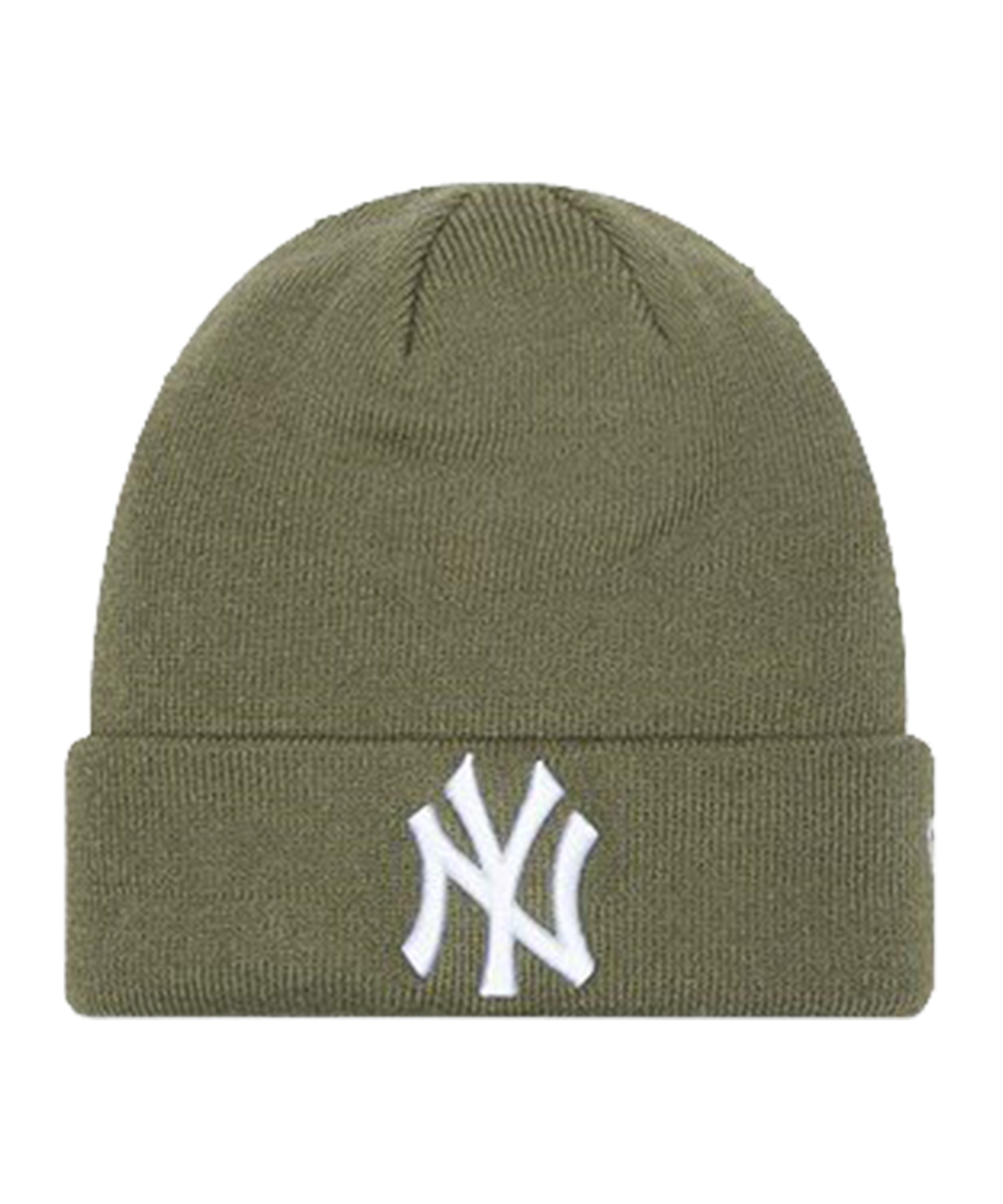 New Era NY Yankees Essential Cuff Beanie Grün FNOV - gruen