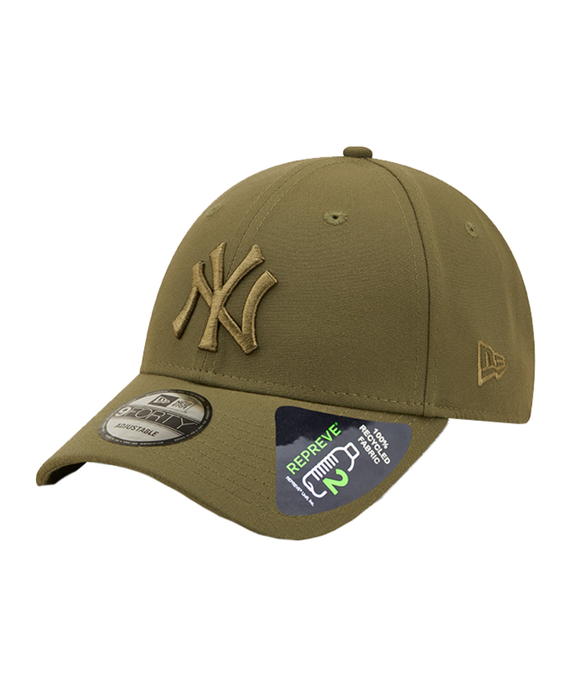 New Era Repreve NY Yankees 9Forty Cap Grün FNOV - gruen