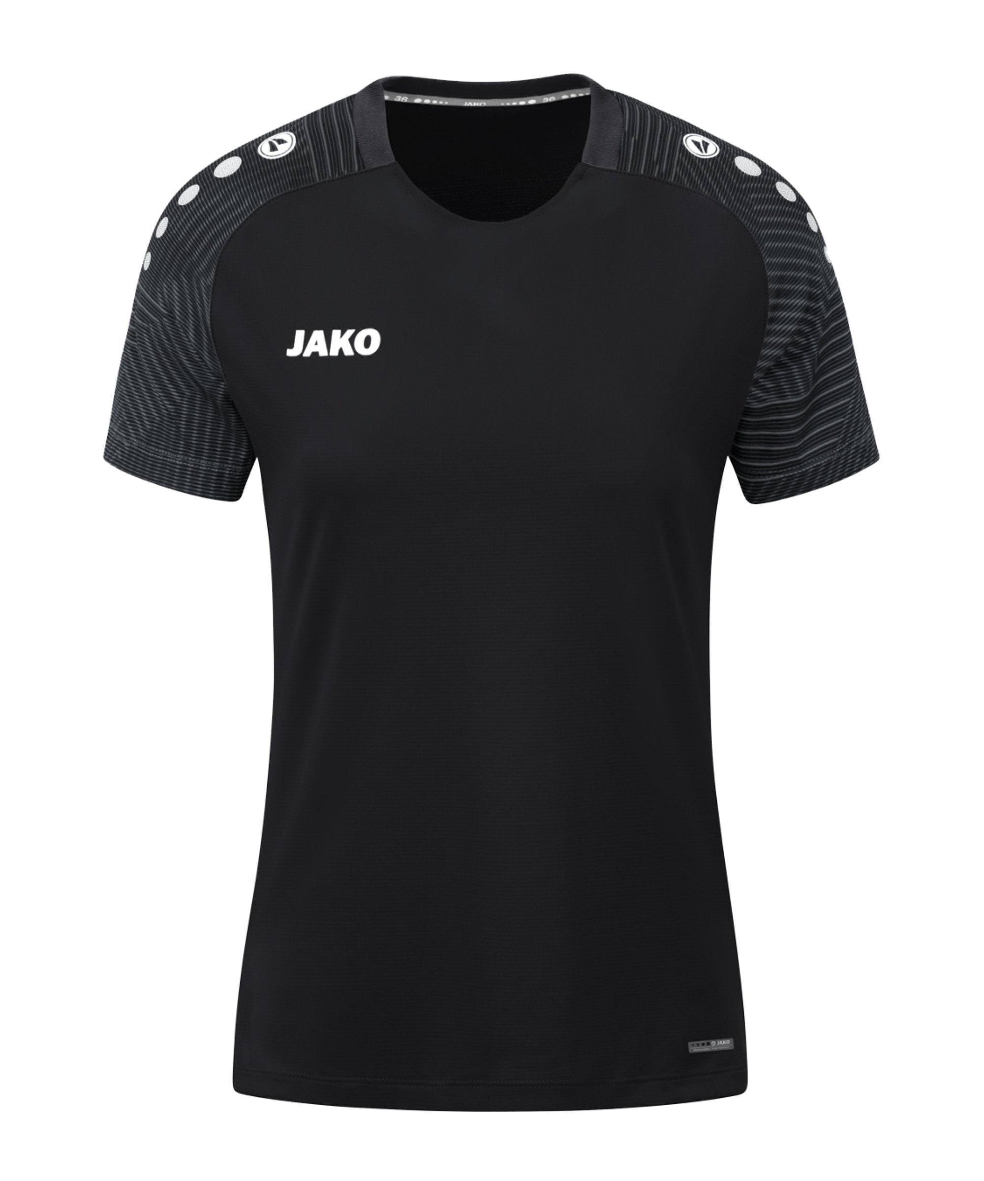 JAKO Performance T-Shirt Damen Schwarz Grau F804 - schwarz