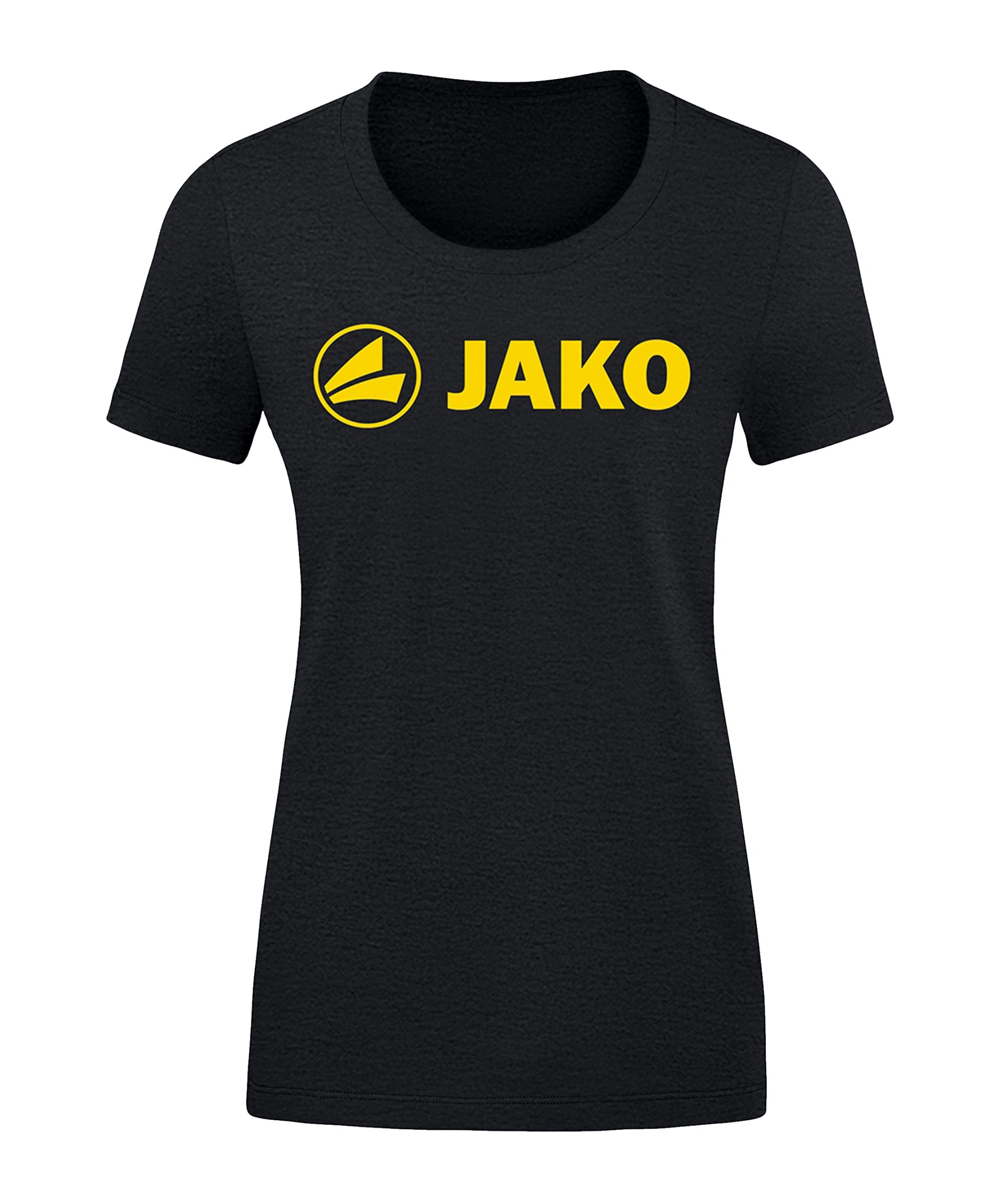 JAKO Promo T-Shirt Damen Schwarz Gelb F505 - schwarz