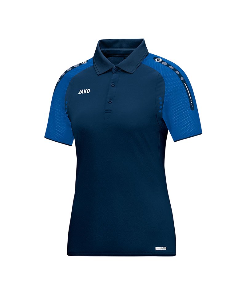 Jako Poloshirt Champ Damen Blau F49 - blau