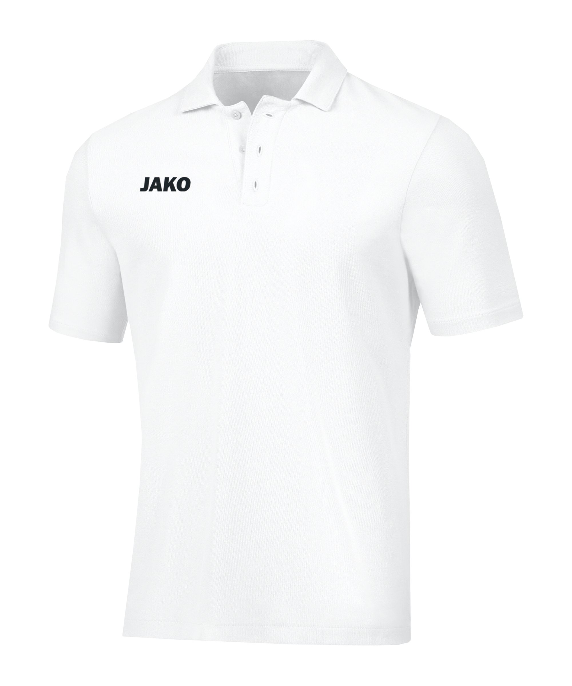 JAKO Base Poloshirt Weiss F00 - weiss