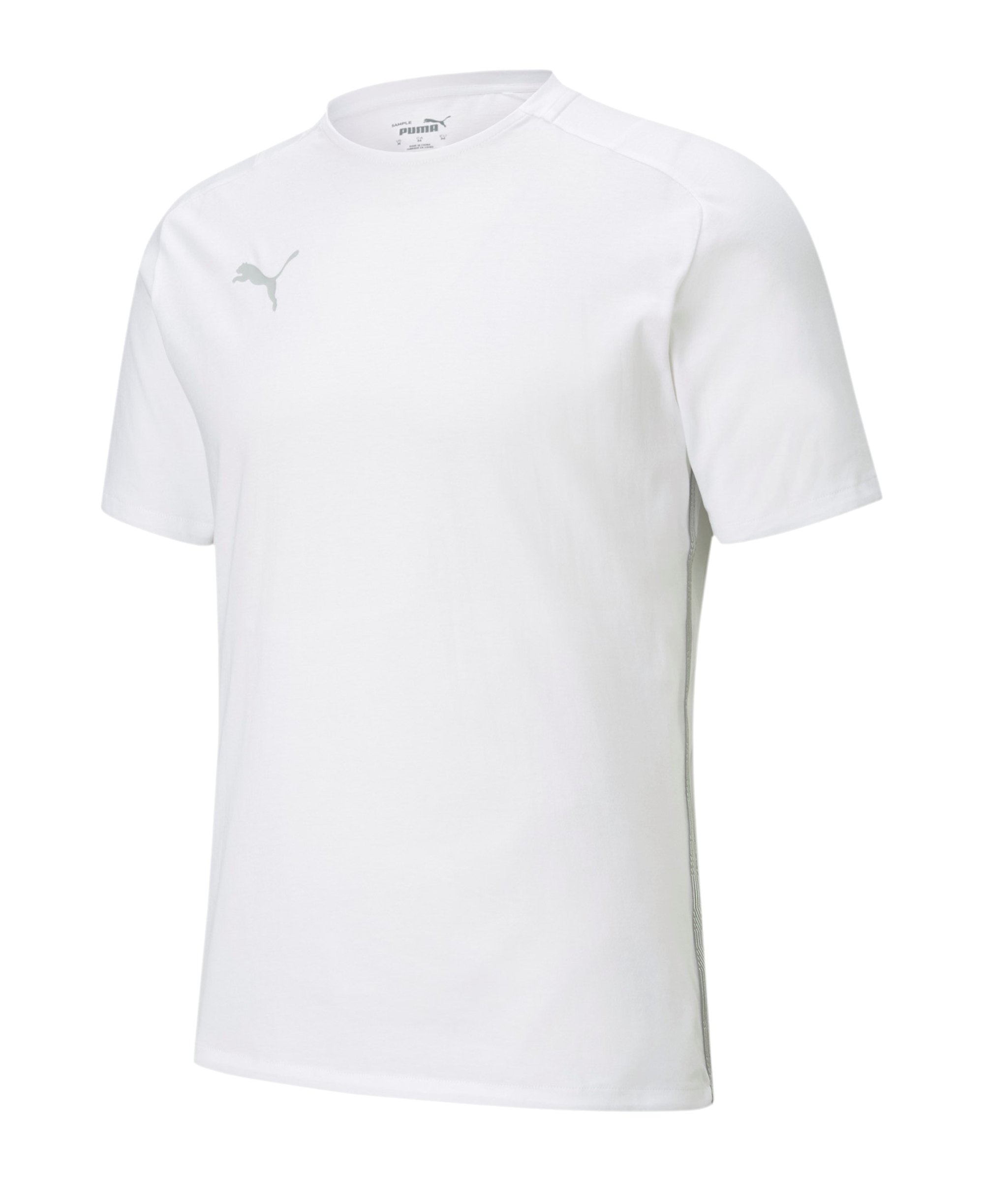 PUMA teamCUP Casuals T-Shirt Weiss F04 - weiss