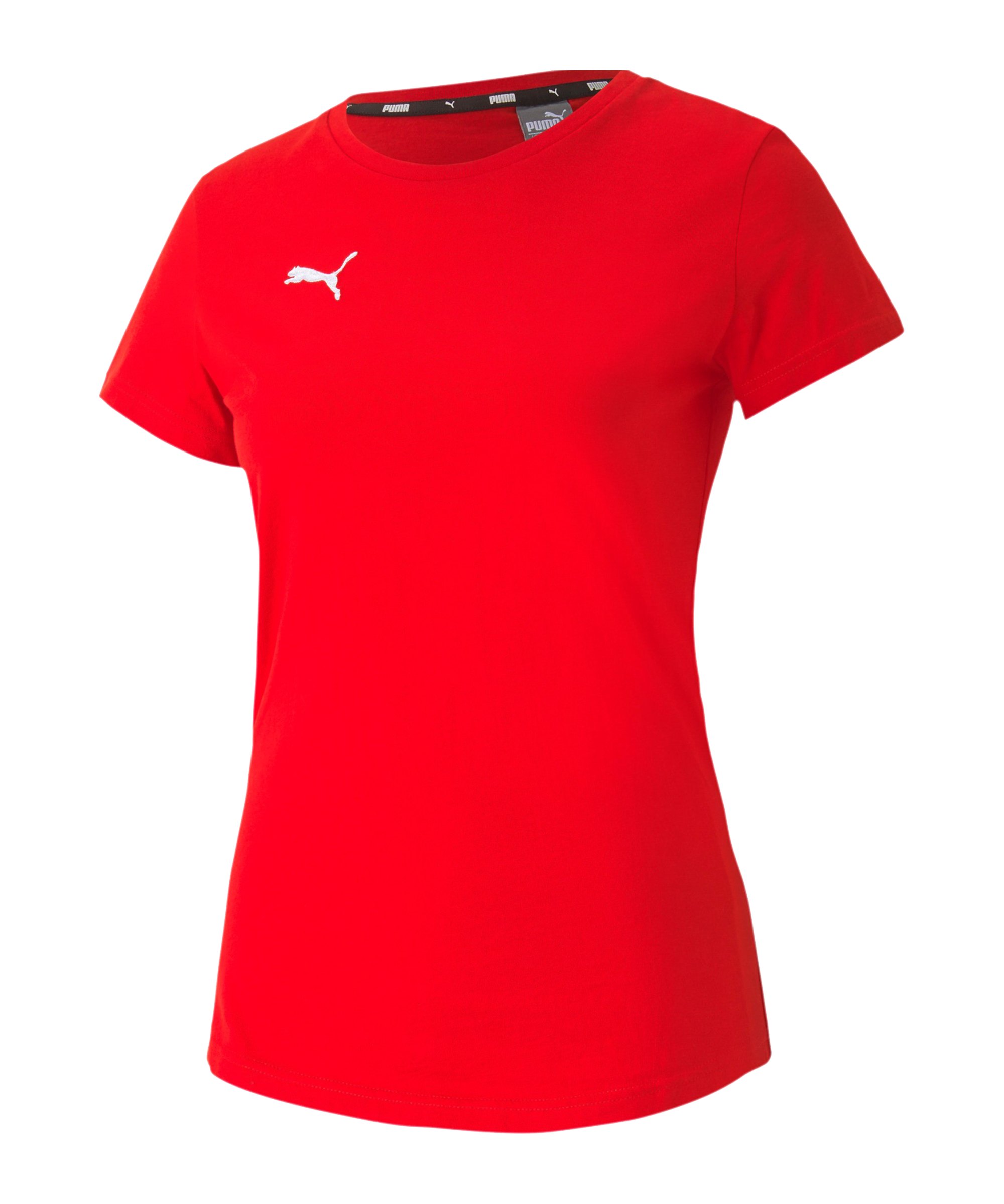 PUMA teamGOAL 23 Casuals T-Shirt Damen Rot F01 - rot