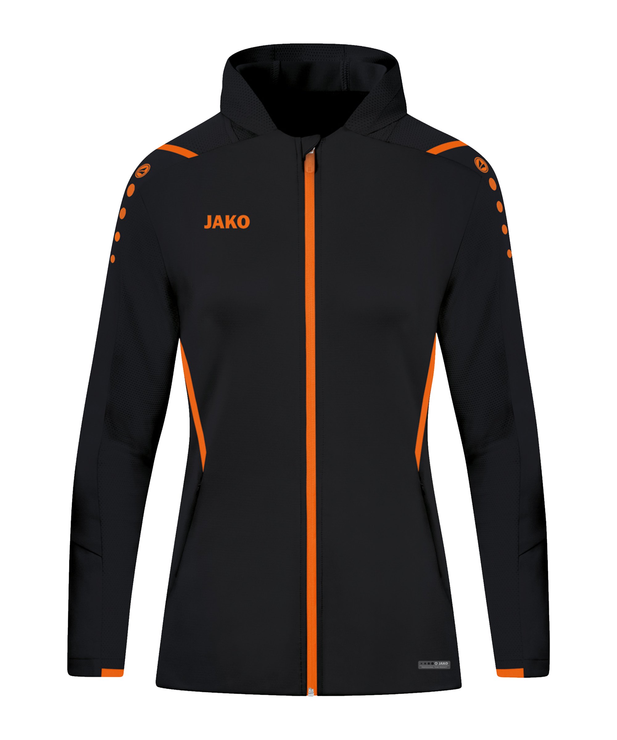 JAKO Challenge Trainingsjacke Damen Orange F807 - schwarz