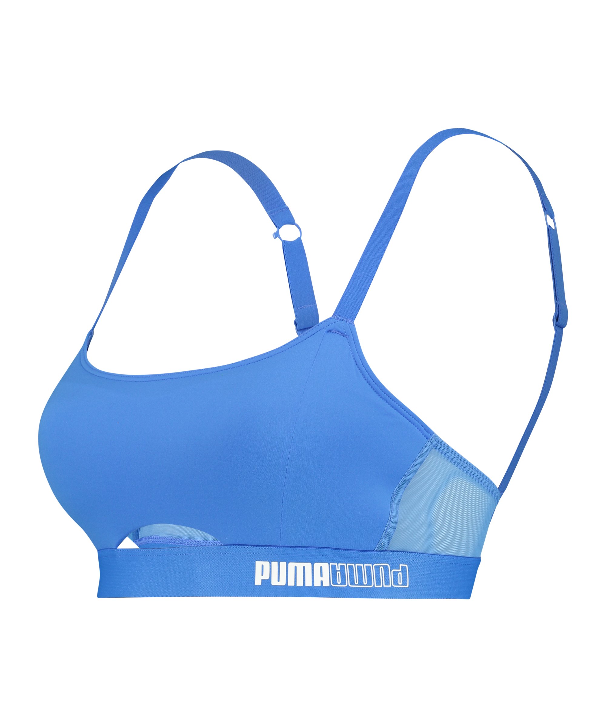PUMA Padded Sporty Top Sport-BH Damen F003 - blau