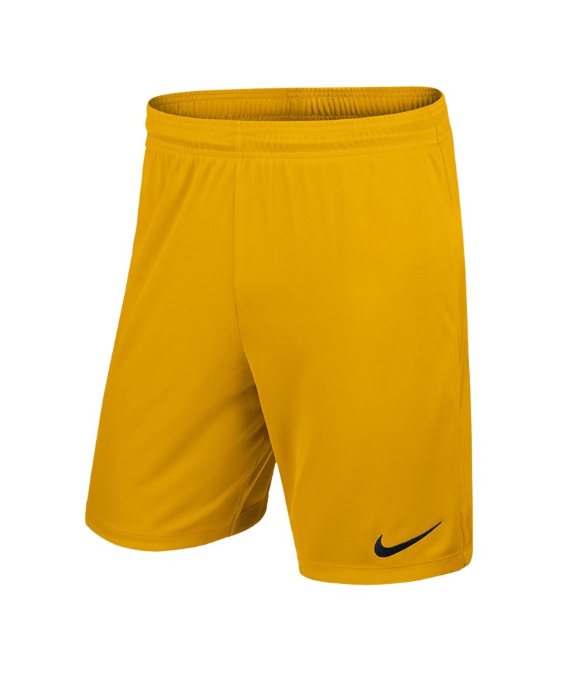 Nike Short ohne Innenslip Park II F739 Gelb - gelb