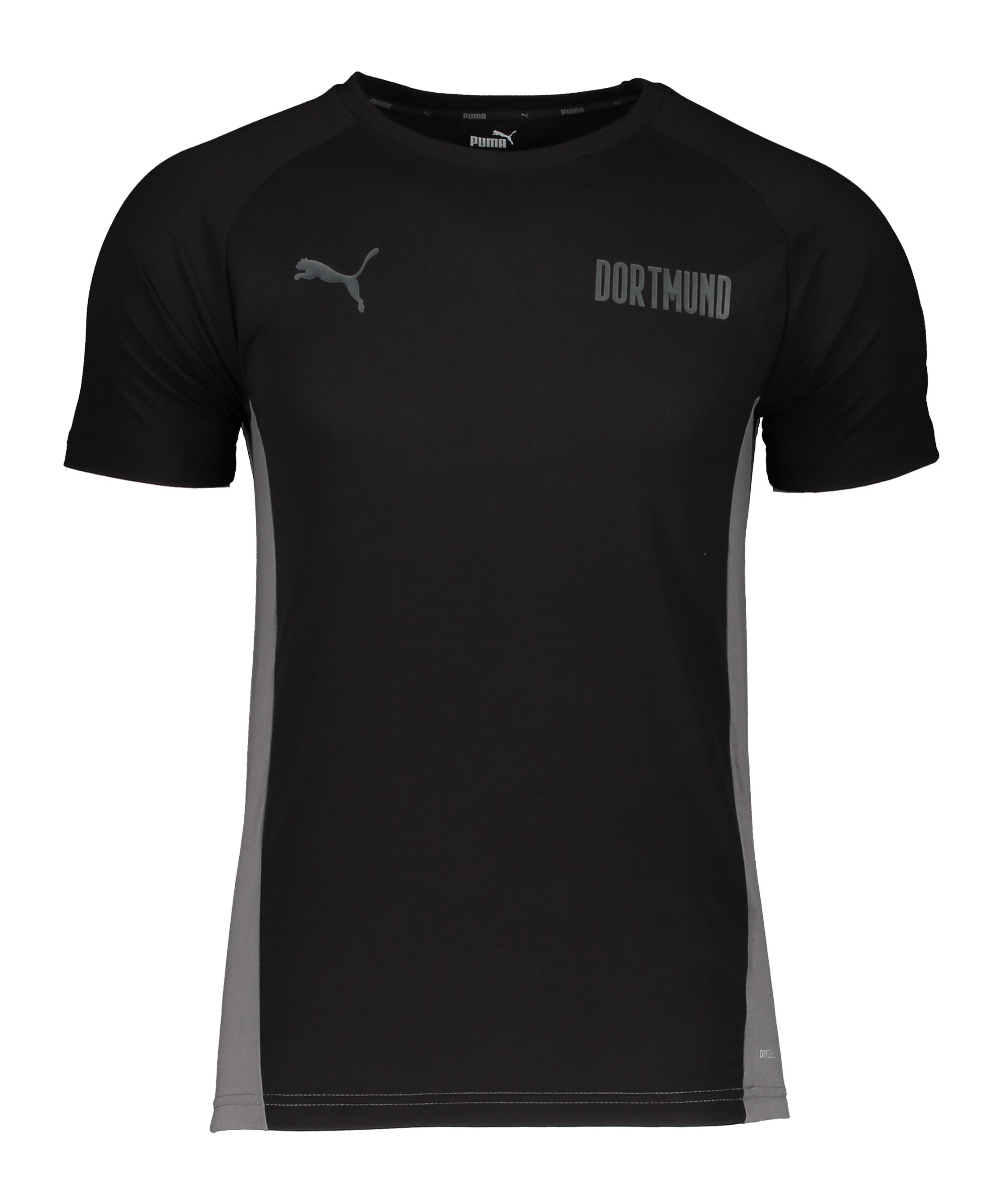 PUMA BVB Dortmund Evostripe T-Shirt Kids Schwarz F03 - schwarz