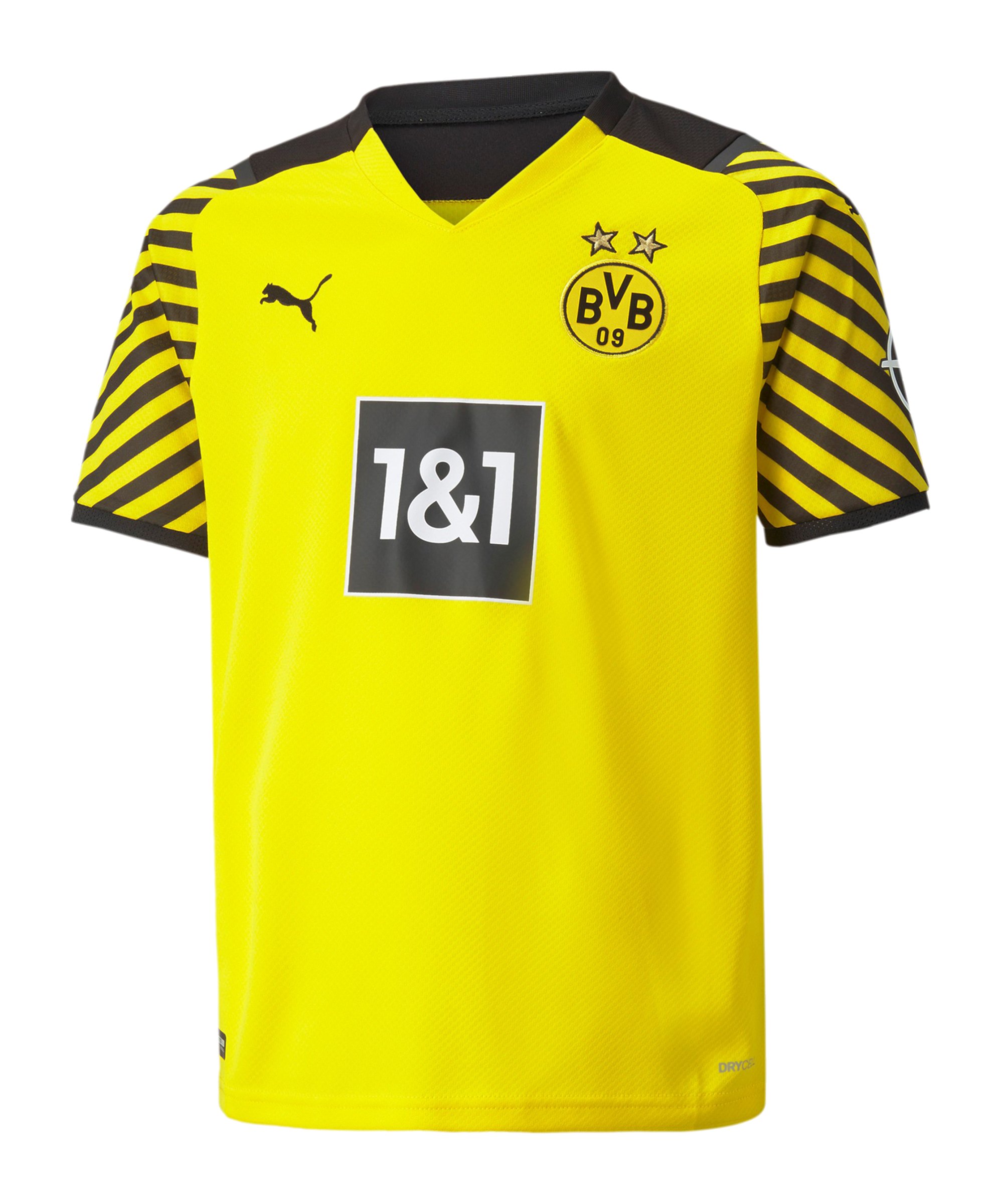PUMA BVB Dortmund Trikot Home 2021/2022 Kids Gelb F01 - gelb