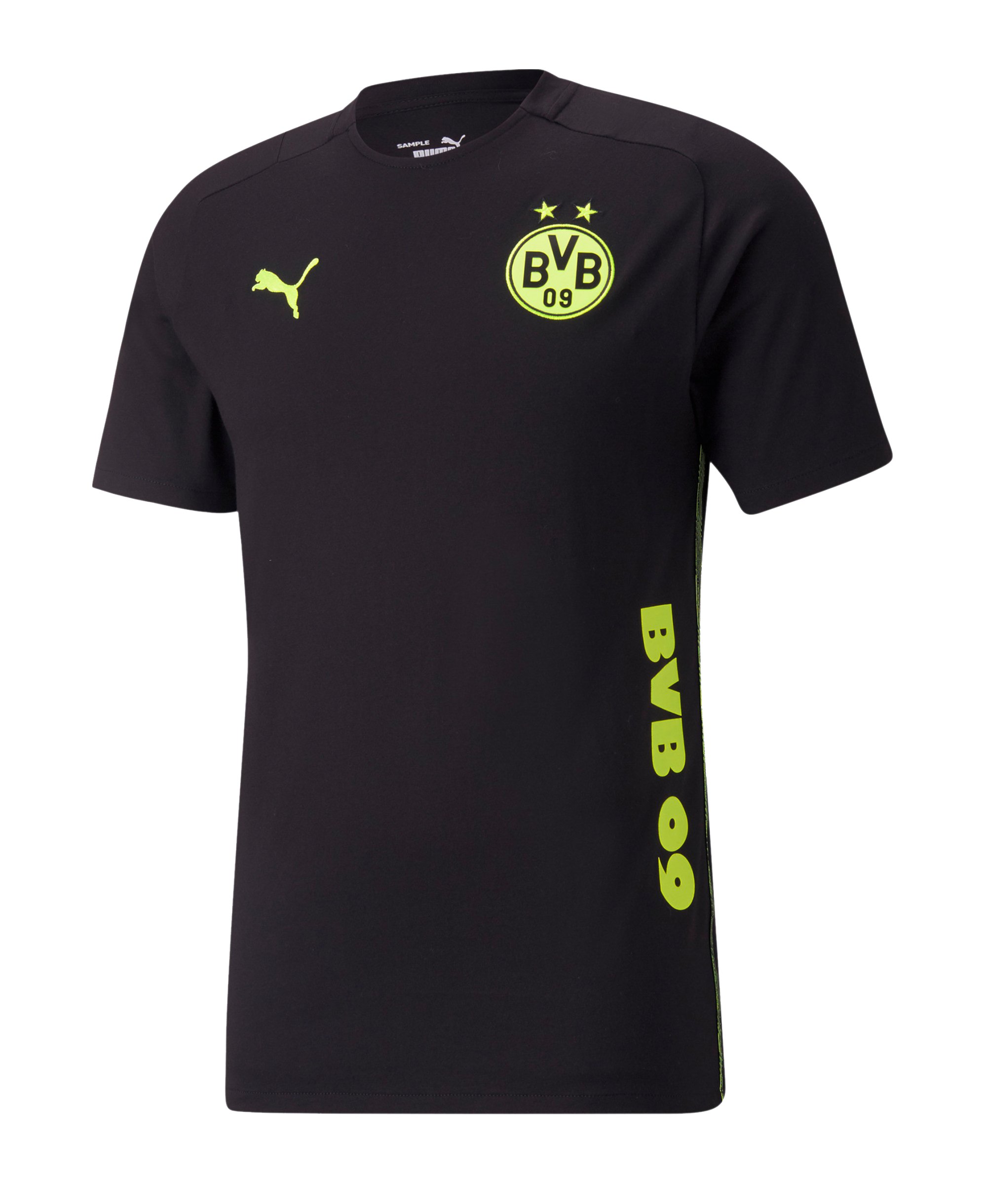 PUMA BVB Dortmund Casuals T-Shirt Schwarz F05 - schwarz