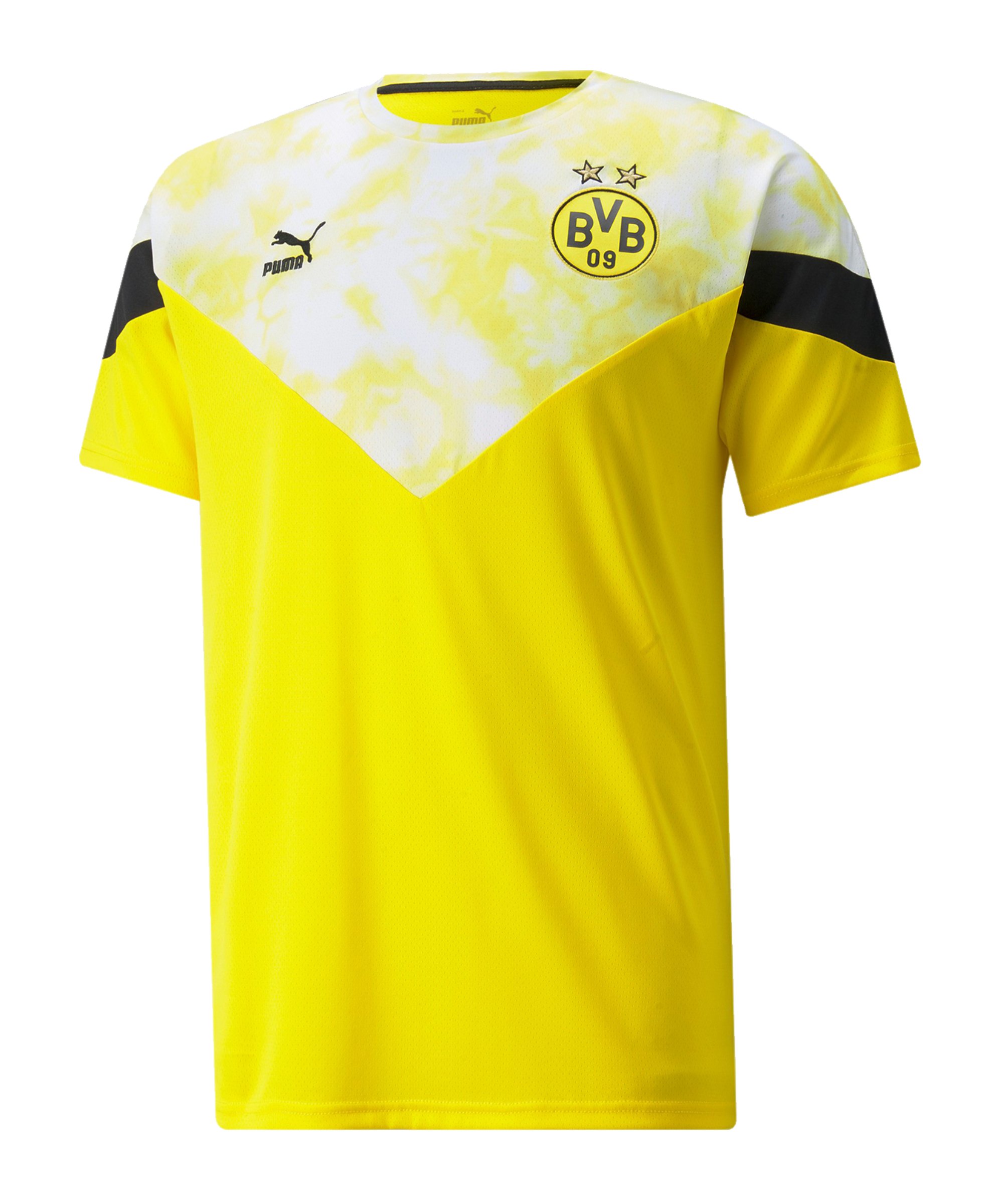 PUMA BVB Dortmund Iconic MCS T-Shirt Gelb F01 - gelb