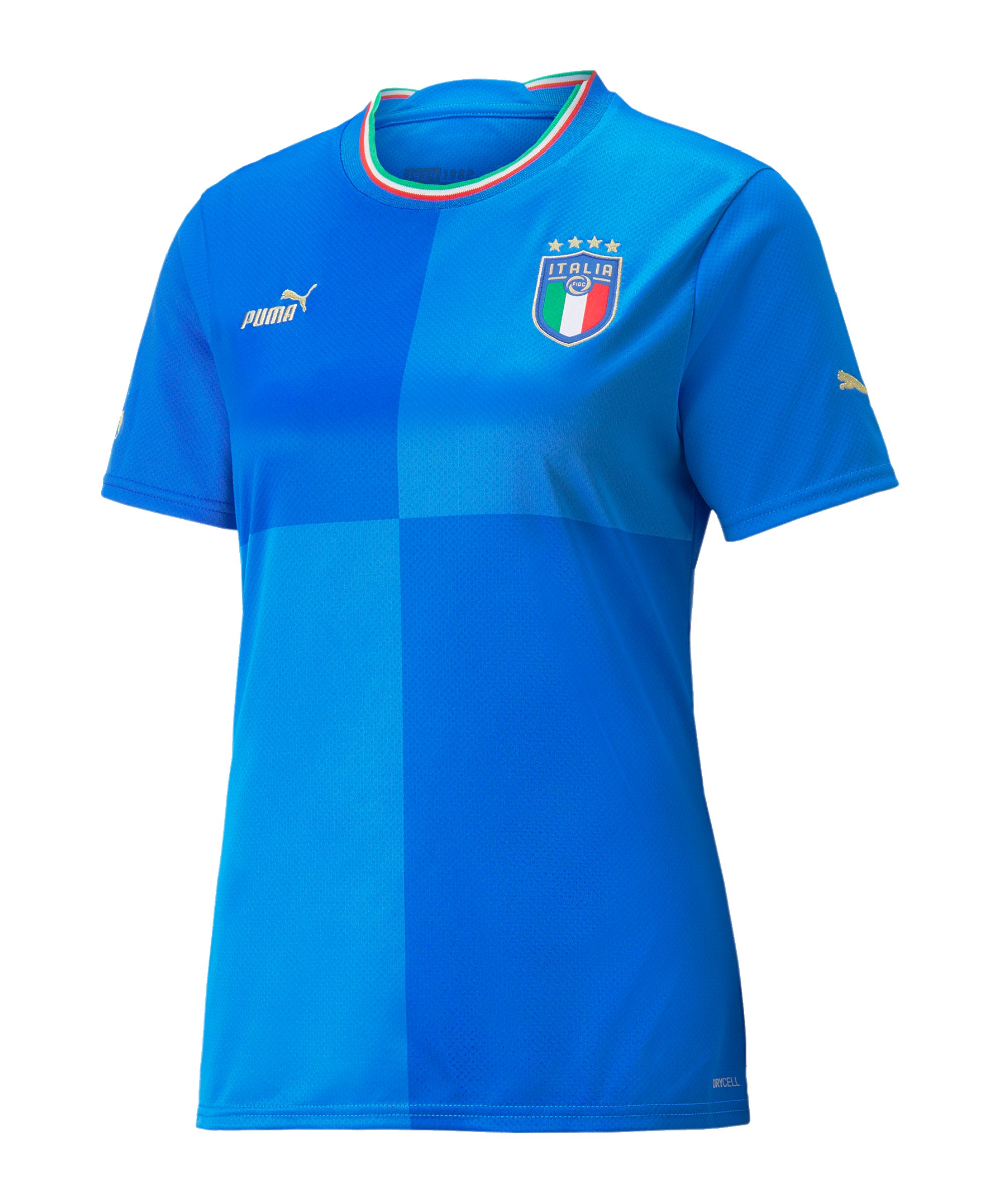 PUMA Italien Trikot Home 2022 Damen Blau F01 - blau