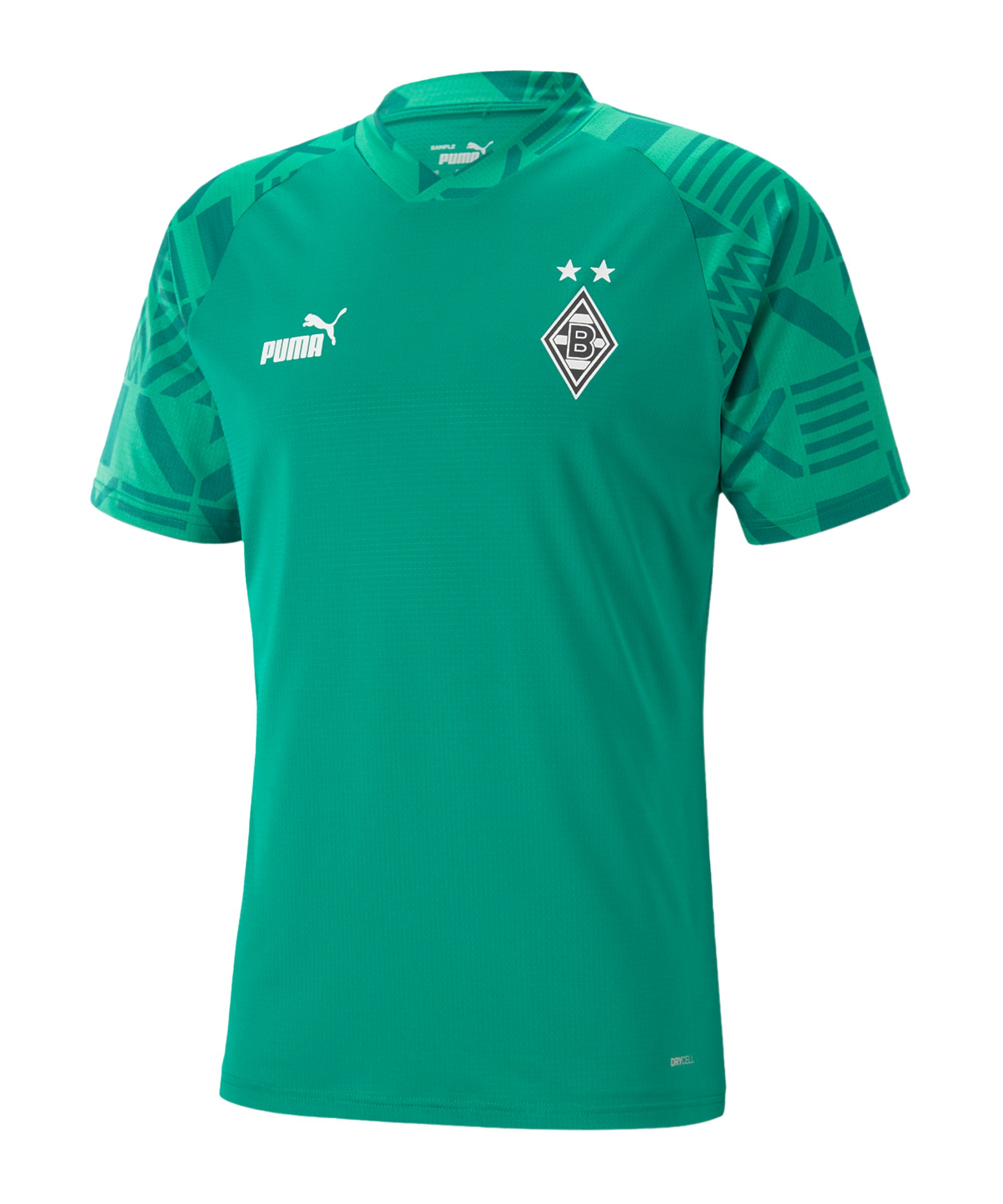 PUMA Borussia Mönchengladbach Prematch Shirt 2022/2023 Grün F02 - gruen