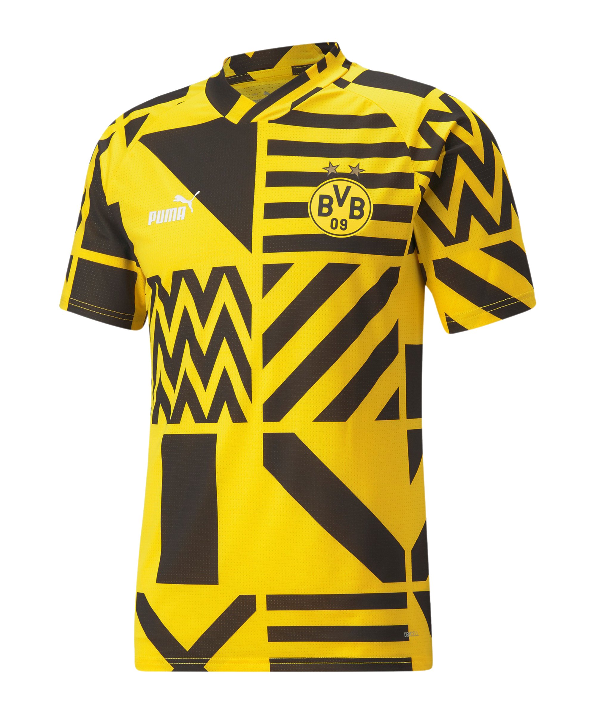 PUMA BVB Dortmund Prematch Shirt 2022/2023 Schwarz Gelb 07 - gelb