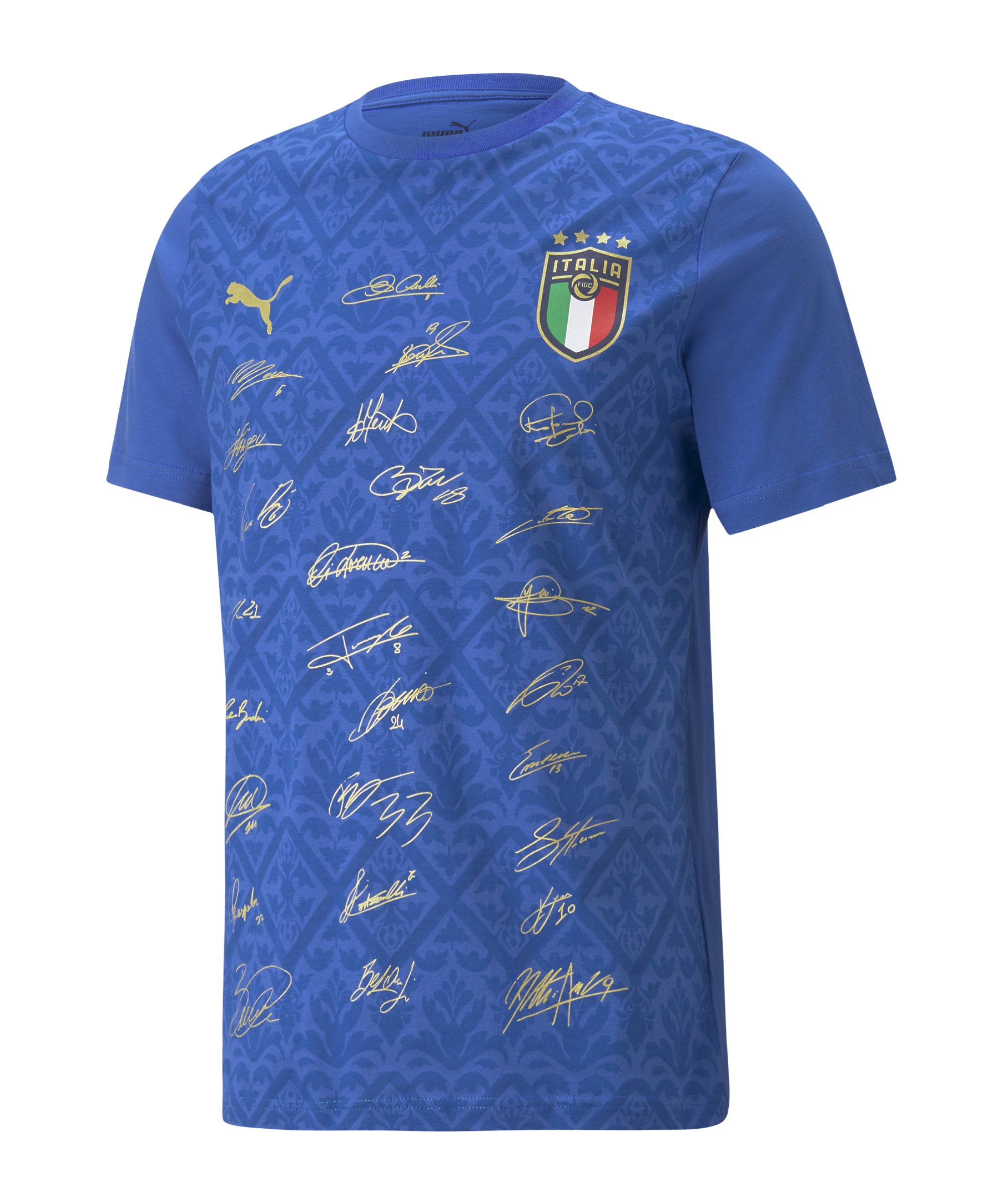 PUMA Italien Signature Winner T-Shirt Blau F04 - blau