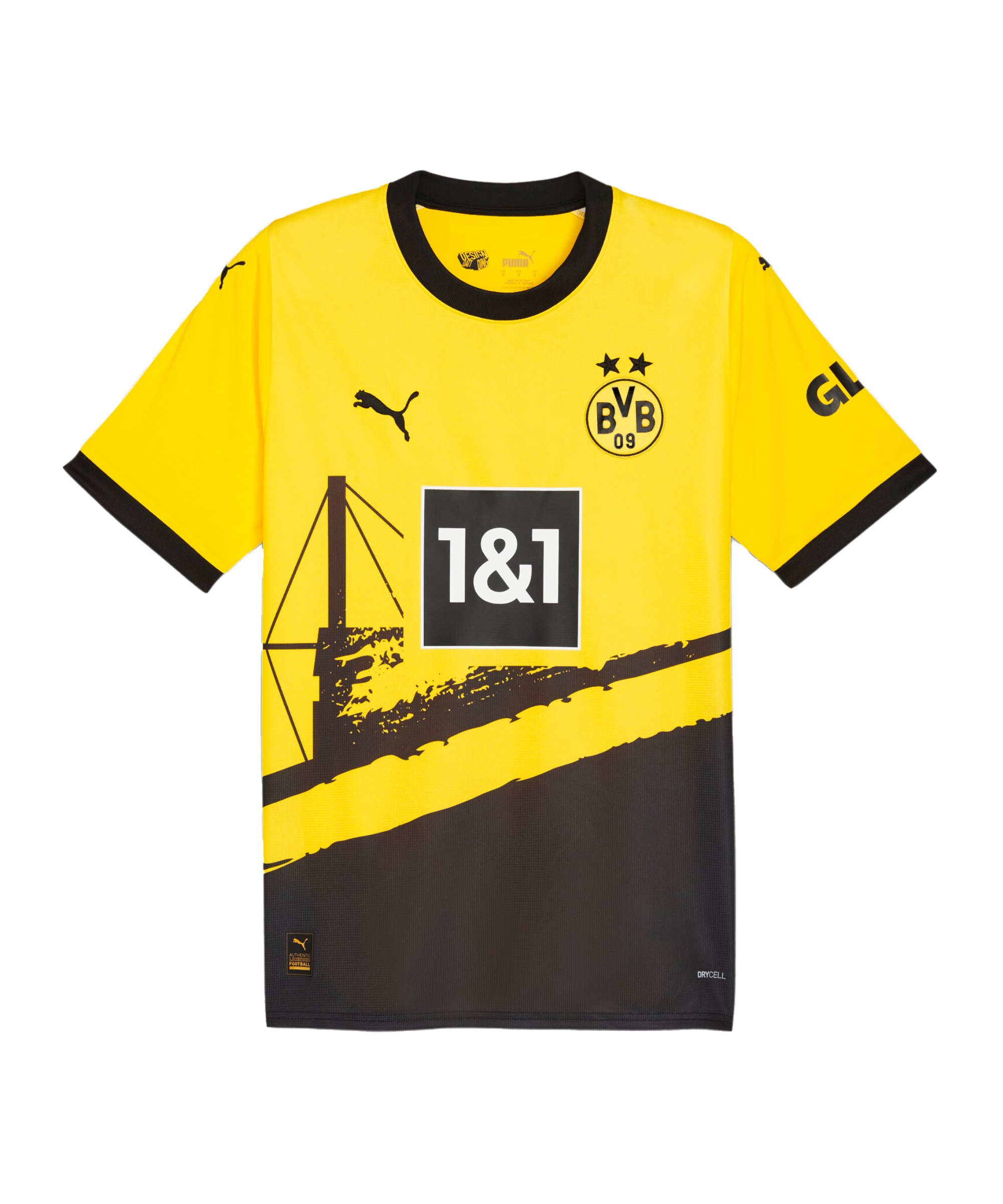 PUMA BVB Dortmund Trikot Home 2023/2024 Gelb F01 - gelb