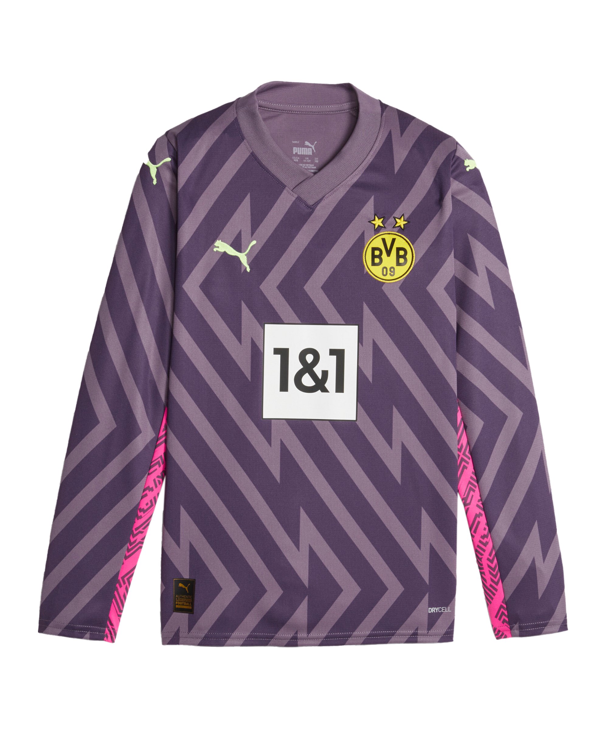 PUMA BVB Dortmund langarm TW-Trikot 2023/2024 Kids Lila F05 - lila