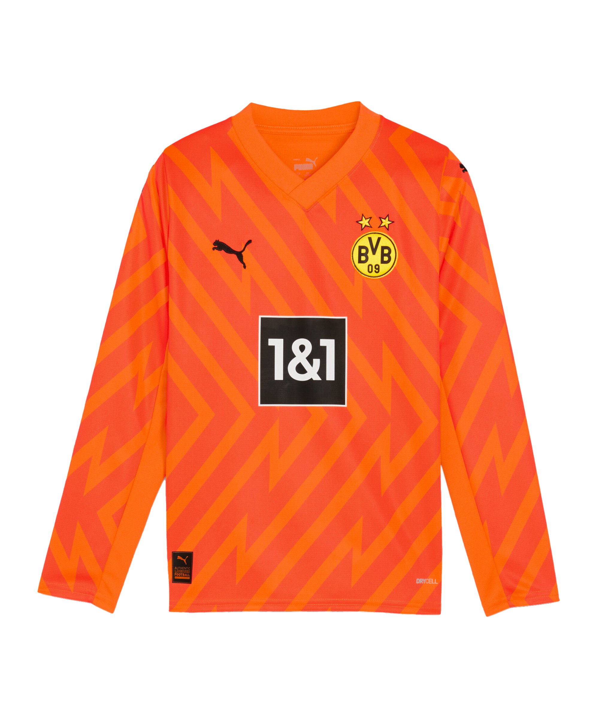 PUMA BVB Dortmund langarm TW-Trikot 2023/2024 Kids Orange F08 - orange