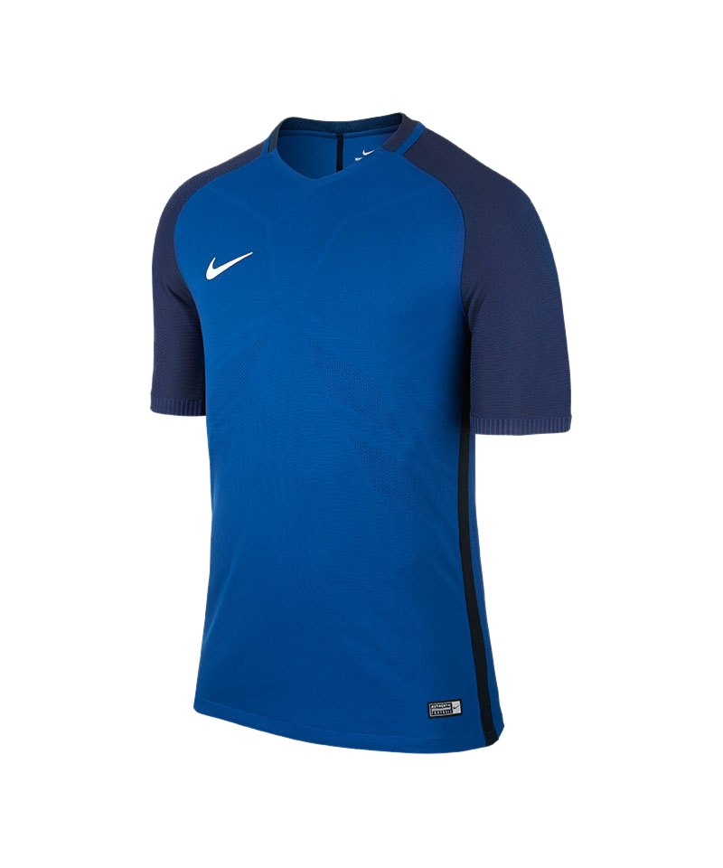 Nike kurzarm Trikot Vapor I Blau Schwarz F455 - blau