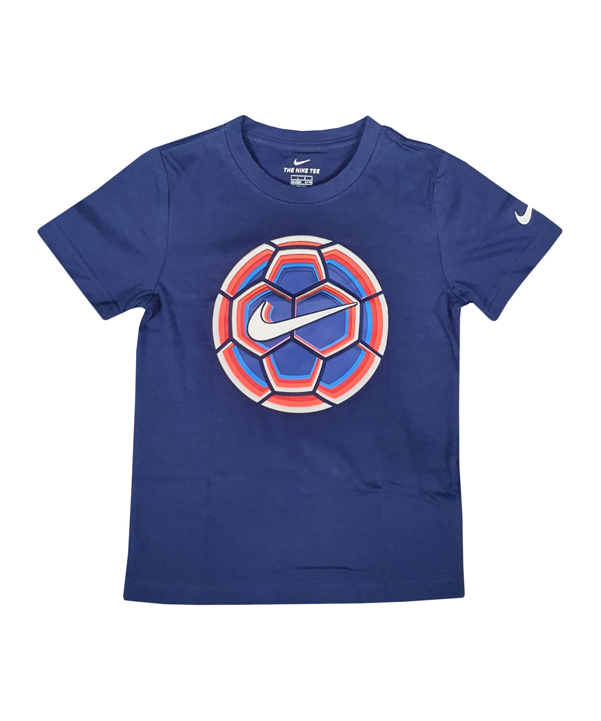 Nike Rise Soccer Ball T-Shirt Kids Blau FU9J - blau
