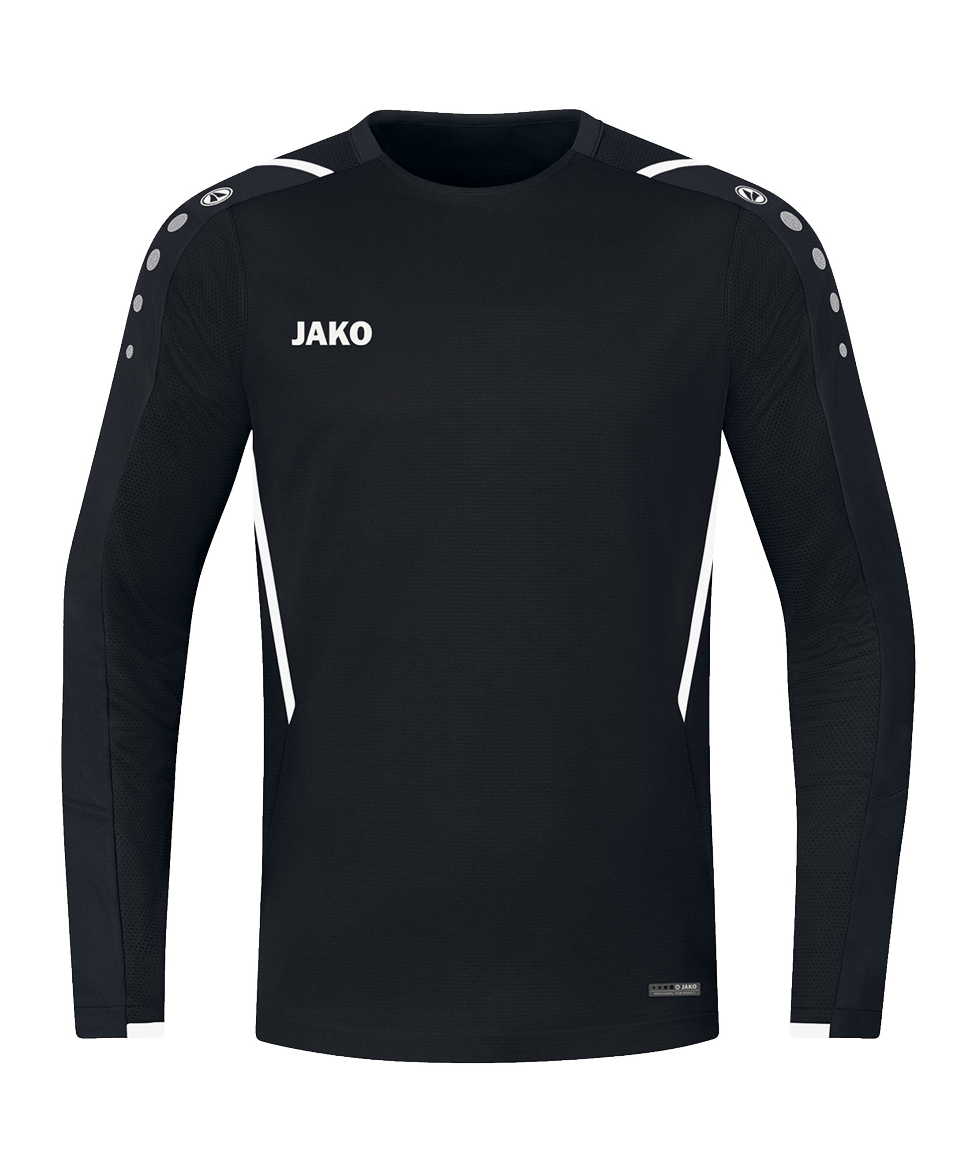 JAKO Challenge Sweatshirt Schwarz Weiss F802 - schwarz