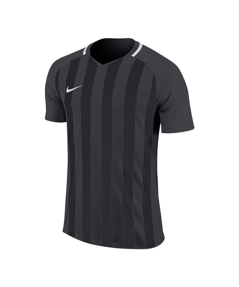 Nike Striped Division III Trikot Grau F060 - schwarz