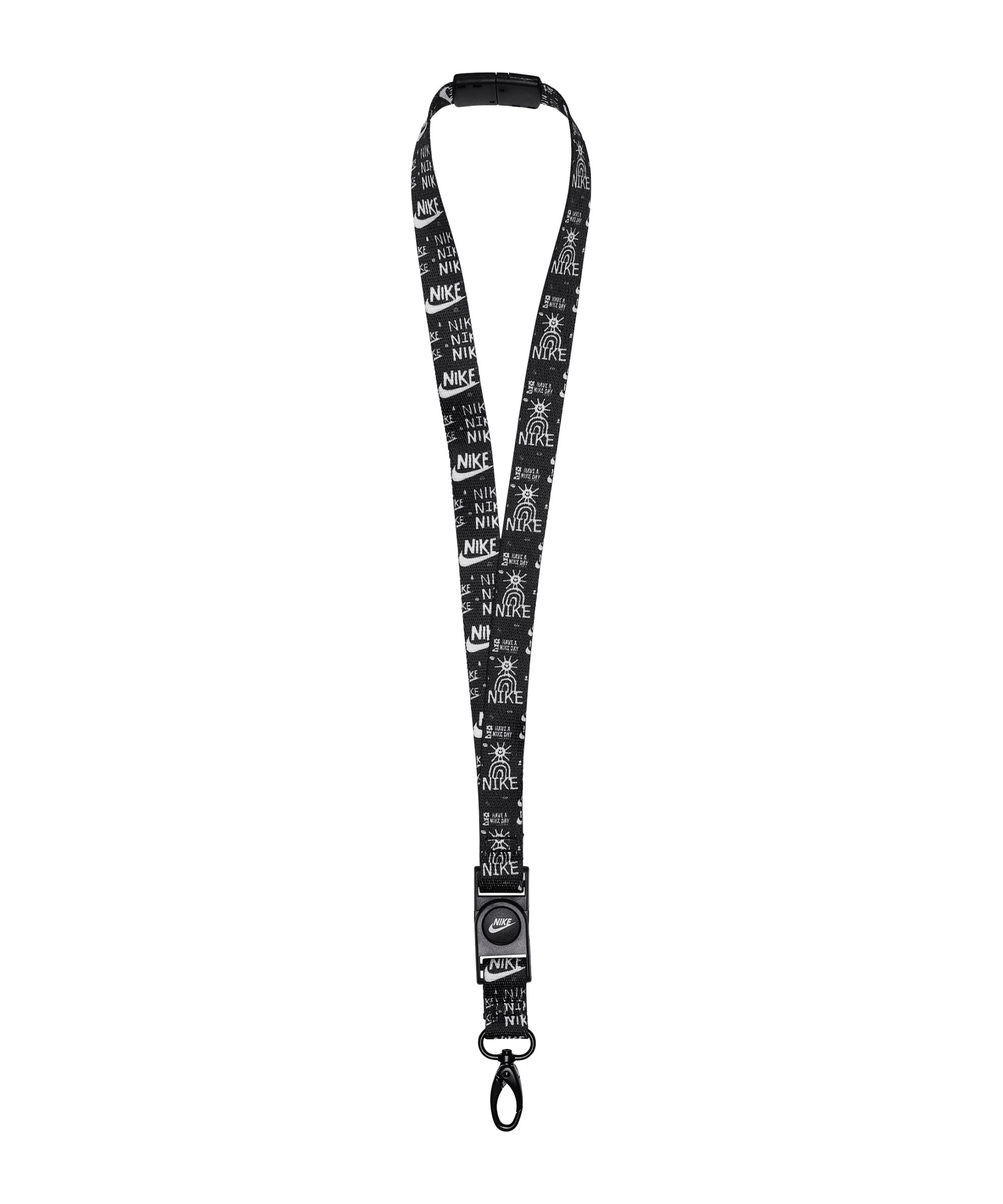 Nike Premium Schlüsselband Schwarz F027 - schwarz