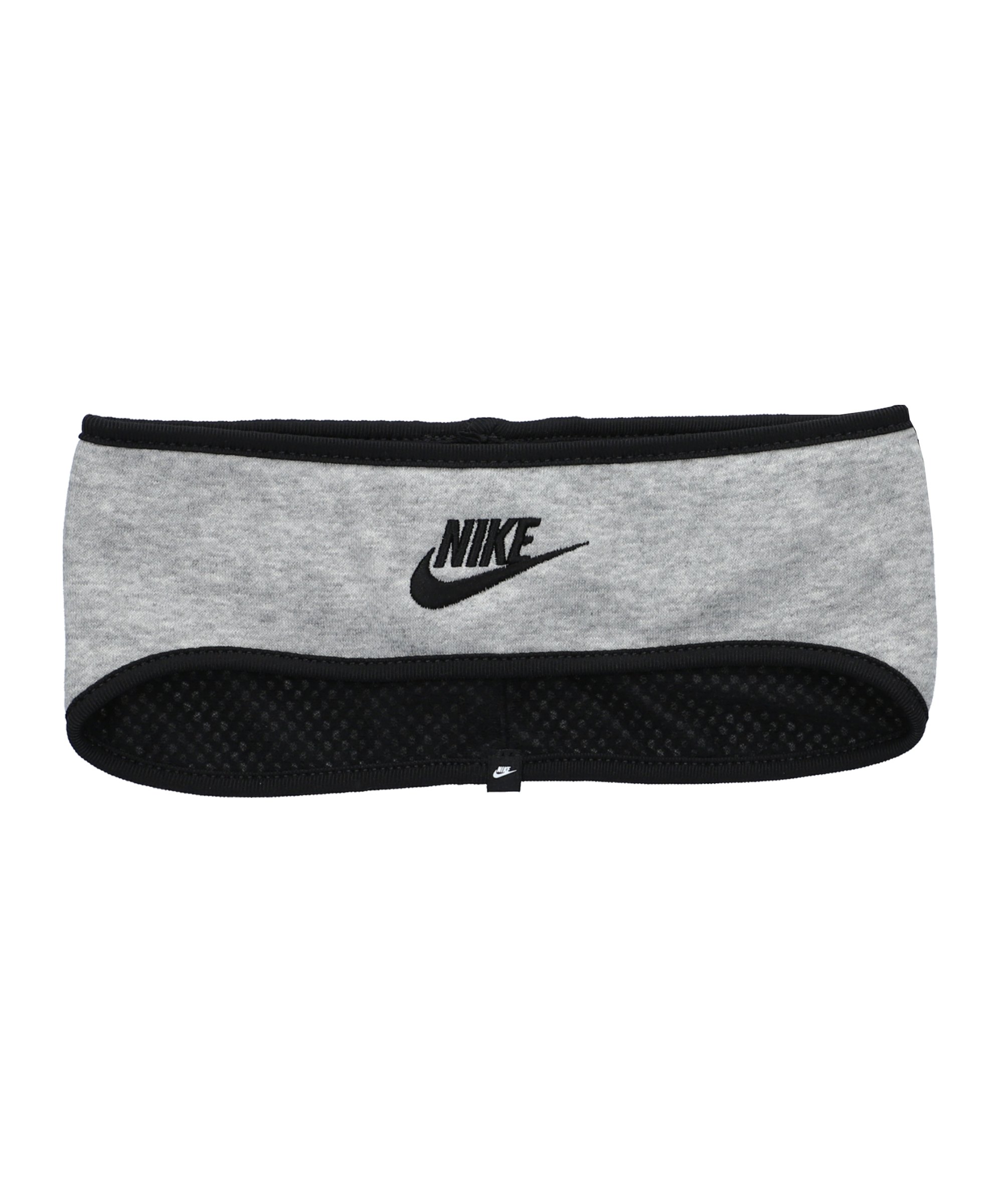 Nike Club Fleece Stirnband Grau Schwarz F035 - grau
