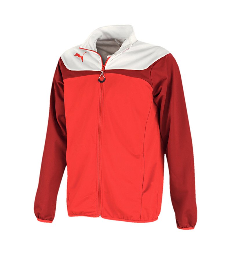 PUMA Polyesterjacke Esito 3 Tricot Jacket Rot F01 - rot
