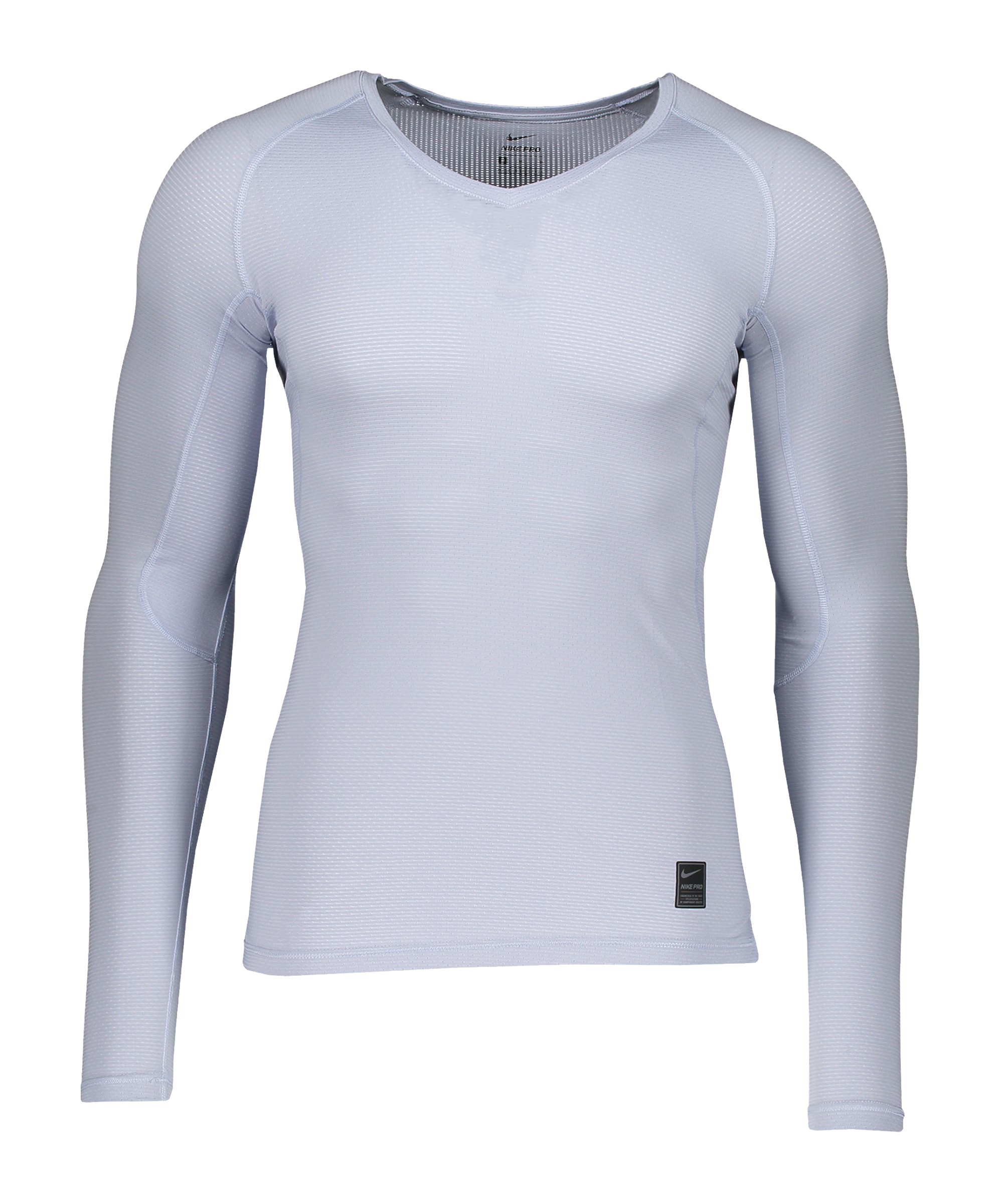 Nike Pro Hypercool Comp Shirt langarm Grau F057 - grau