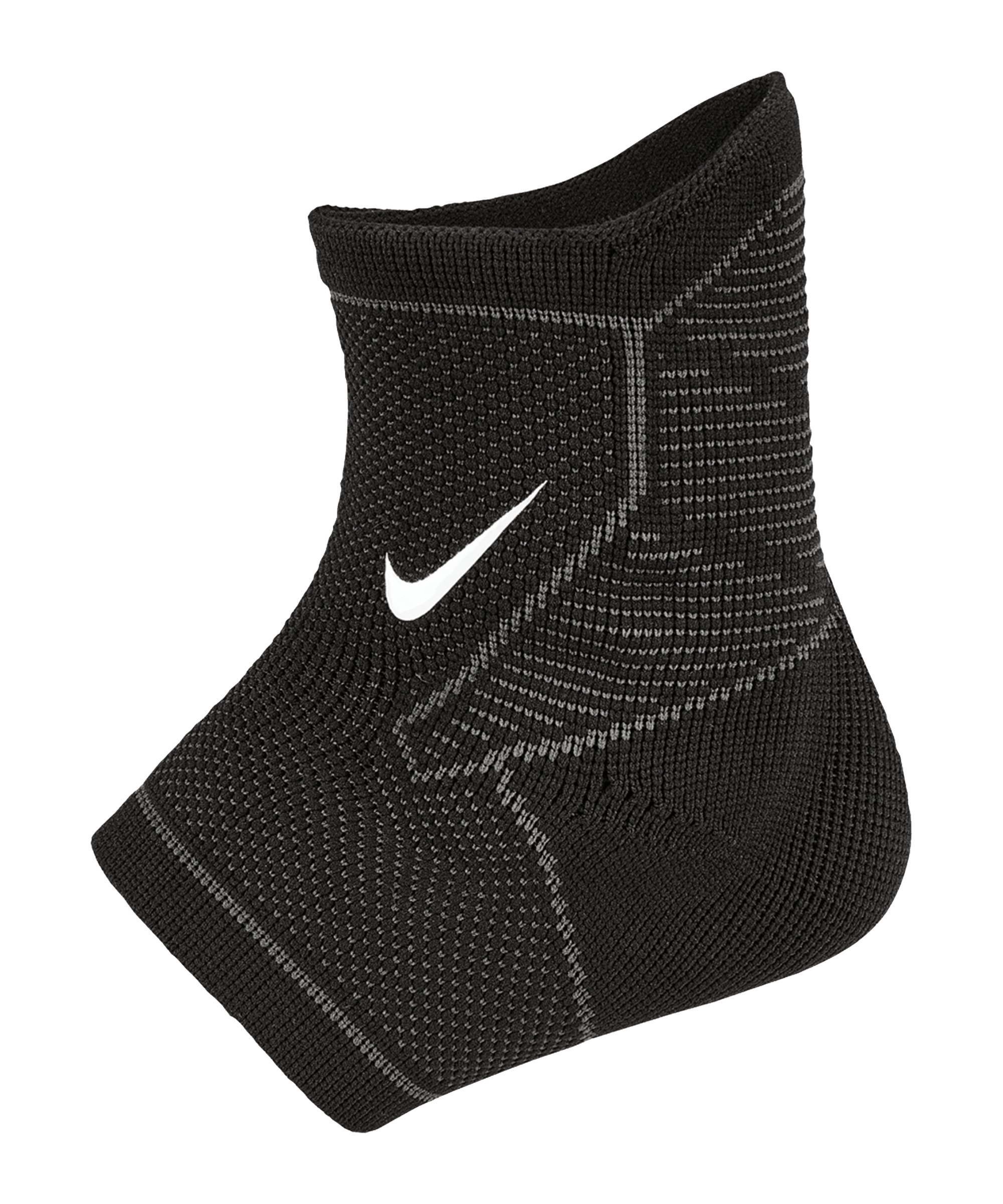 Nike Pro Ankle Sleeve Schwarz Grau F031 - schwarz
