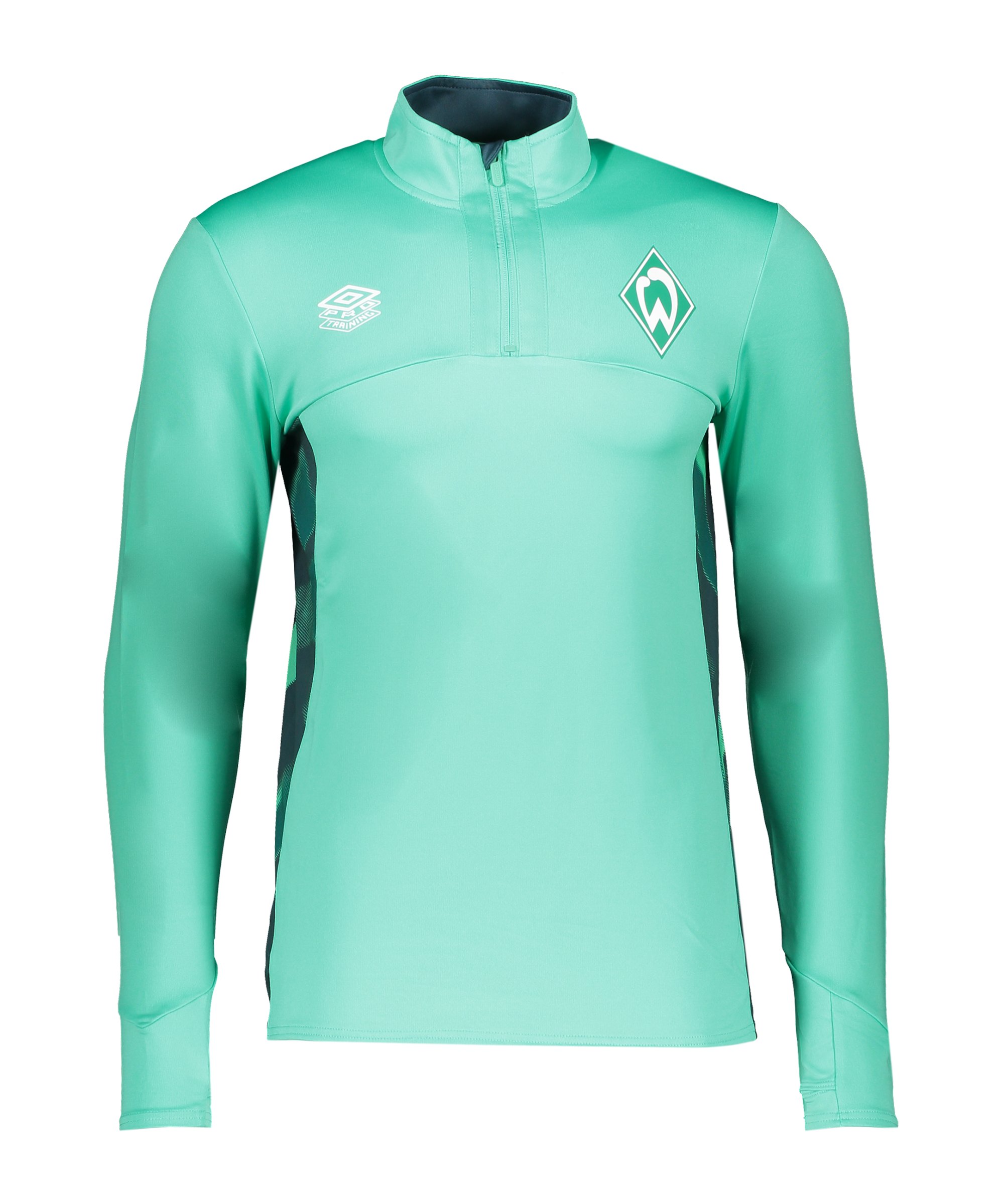 Umbro Werder Bremen HalfZip Sweatshirt Grün - gruen