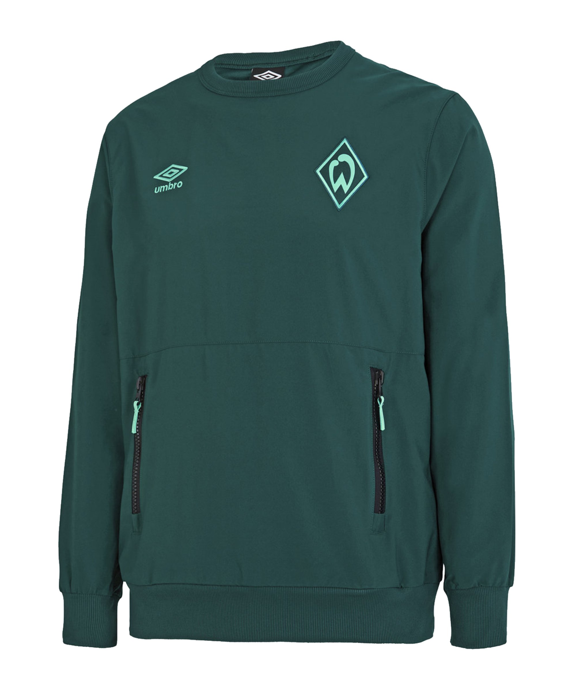 Umbro Werder Bremen Travel Sweatshirt Grün - gruen
