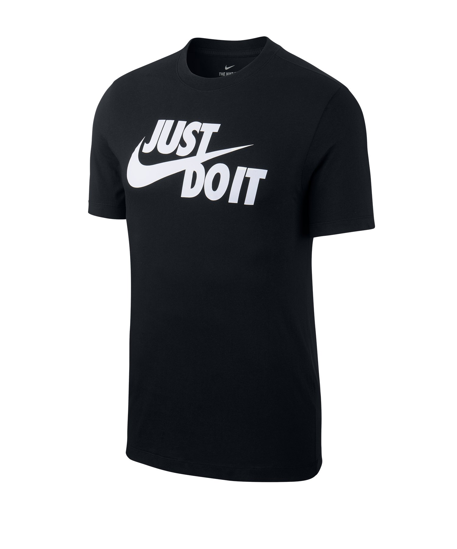 Nike Just Do It Swoosh T-Shirt Schwarz F011 - Schwarz