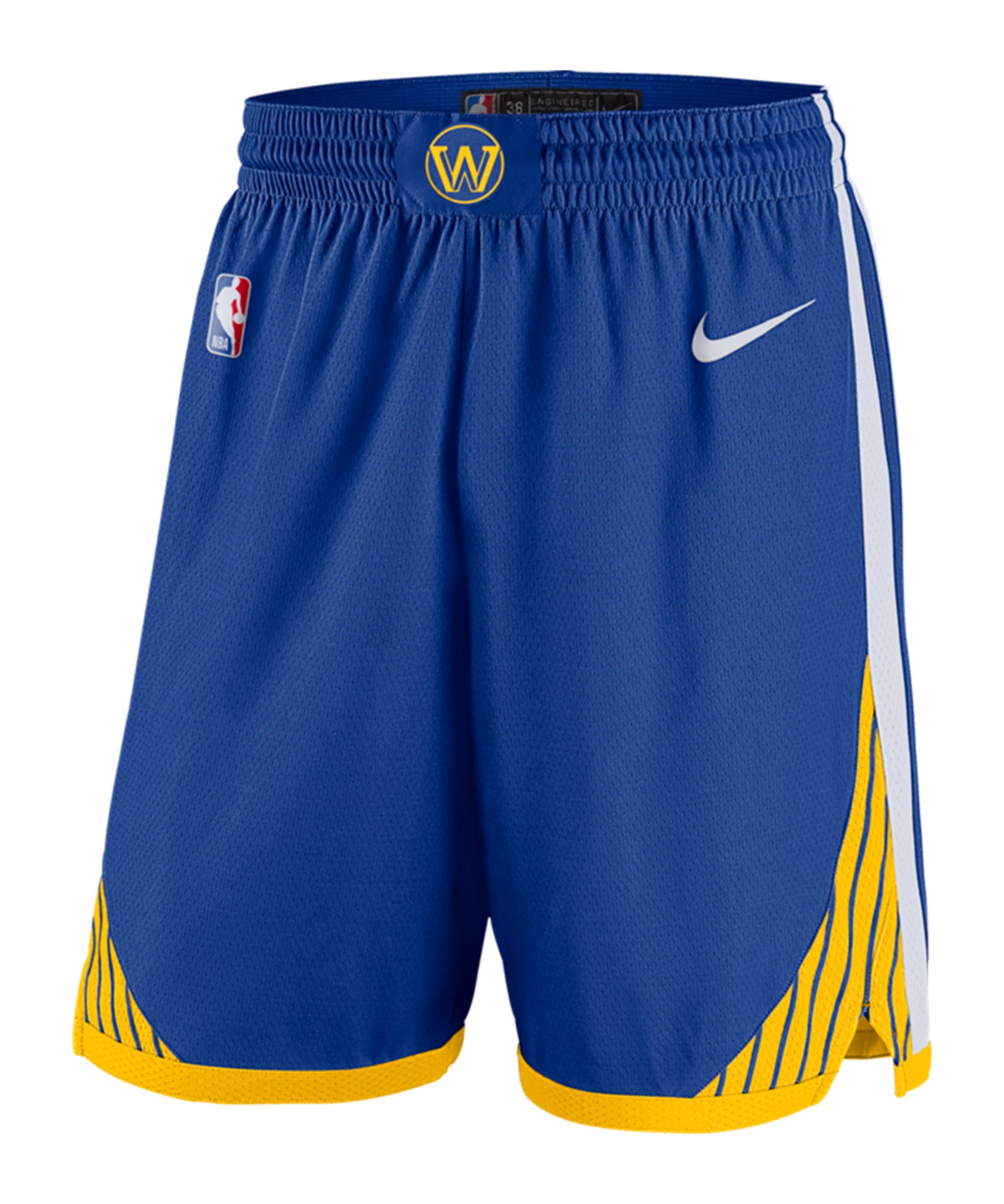 Nike Golden State Warriors NBA Short Road F495 - blau