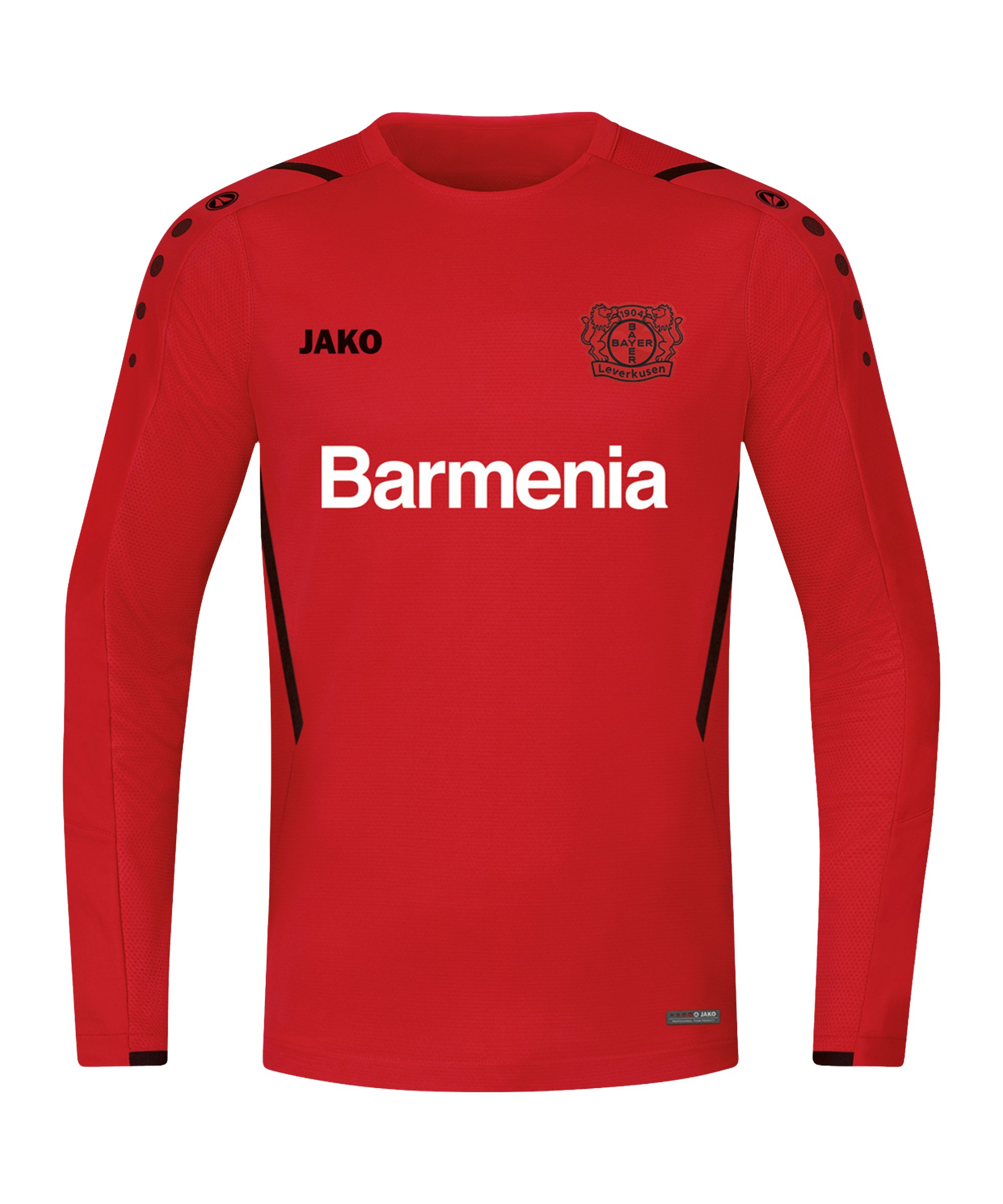 JAKO Bayer 04 Leverkusen Challenge Sweatshirt Rot Schwarz F101 - rot