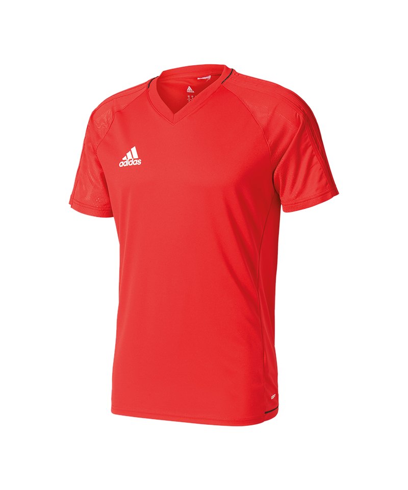 adidas Trainingsshirt Tiro 17 Rot Schwarz - rot