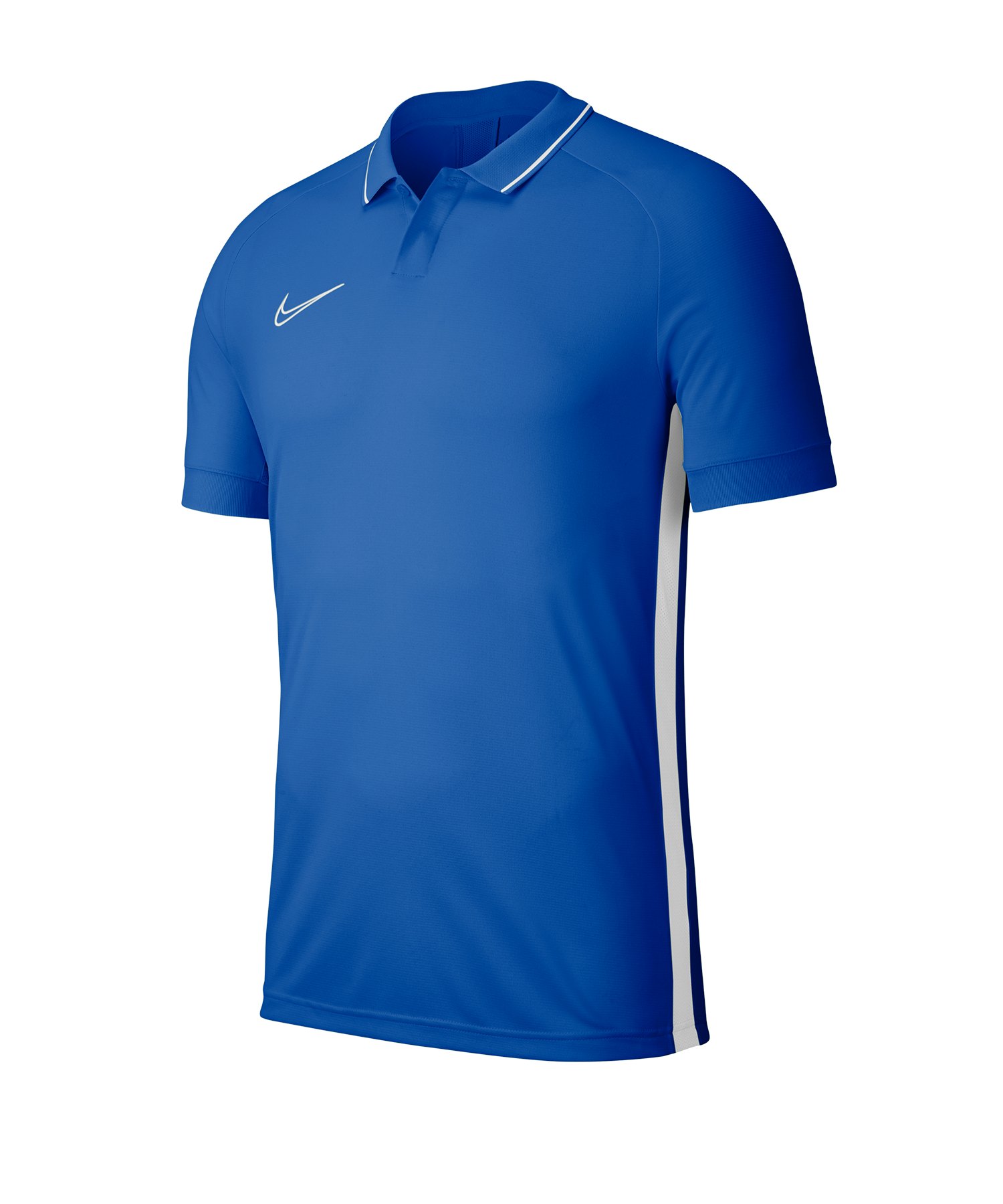 Nike Academy 19 Poloshirt Blau Weiss F463 - blau
