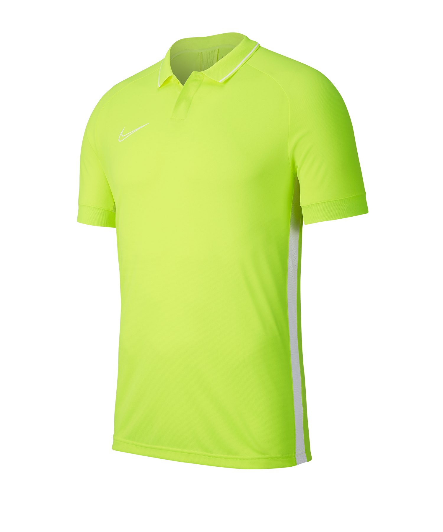 Nike Academy 19 Poloshirt Gelb Weiss F702 - gelb