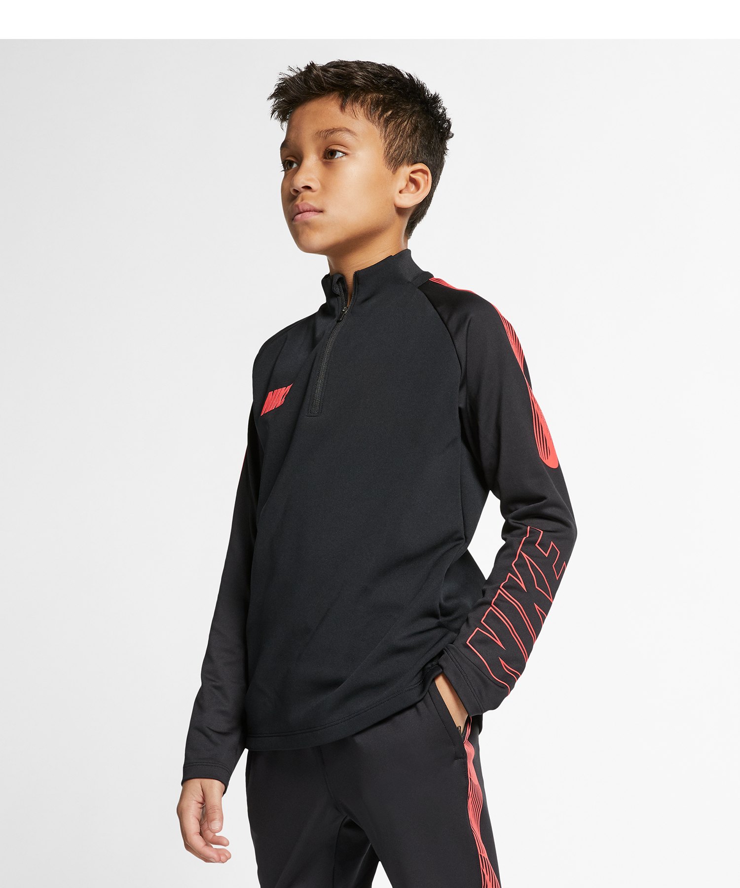 Nike Squad 19 Drill Top Sweatshirt Kids F010 - schwarz