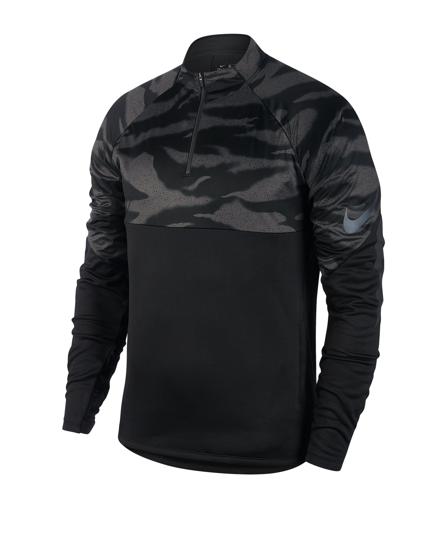Nike Therma 1/4 Zip Trainingsweatshirt F010 - schwarz
