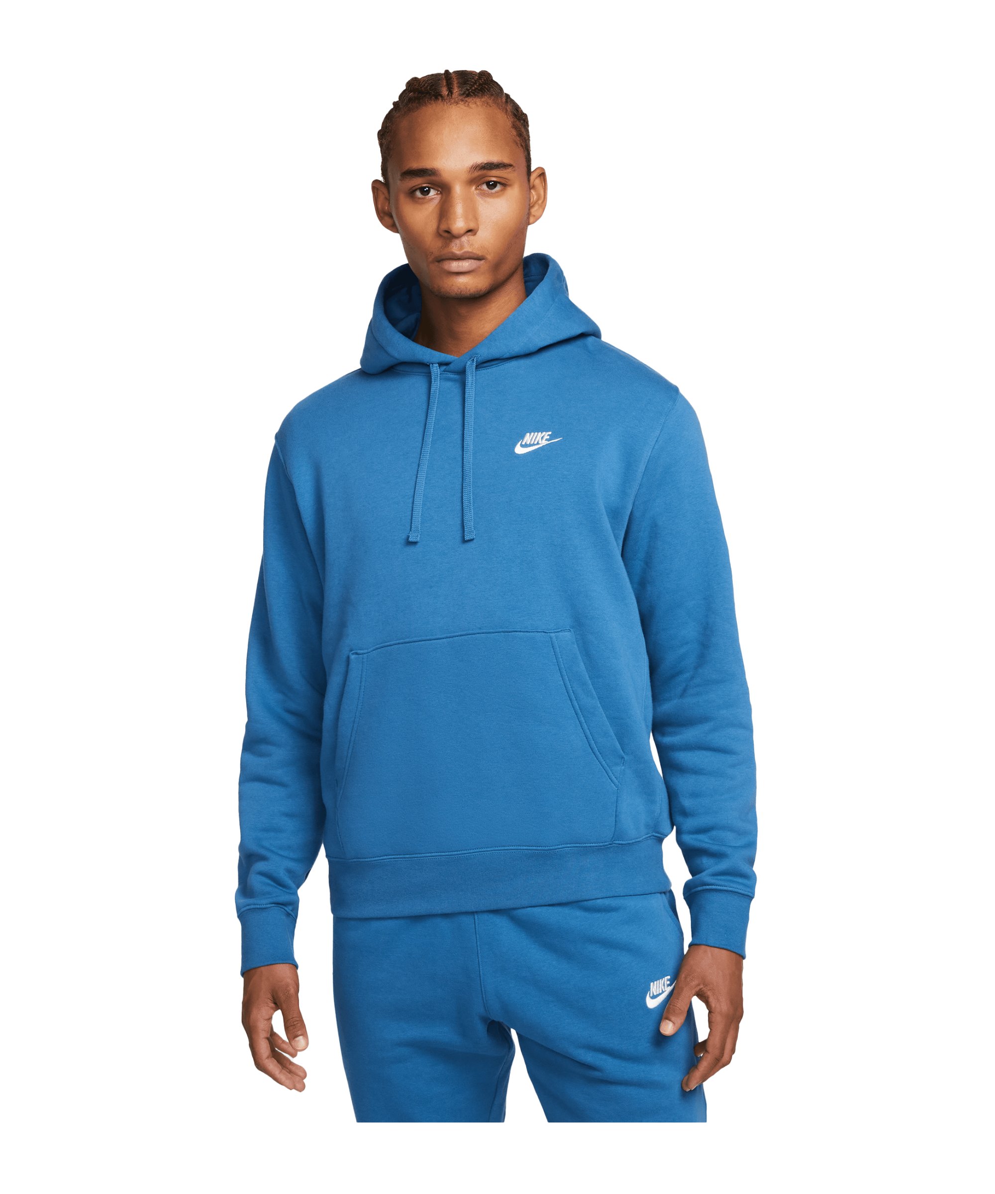 Nike Club Fleece Hoody Blau F407 - blau