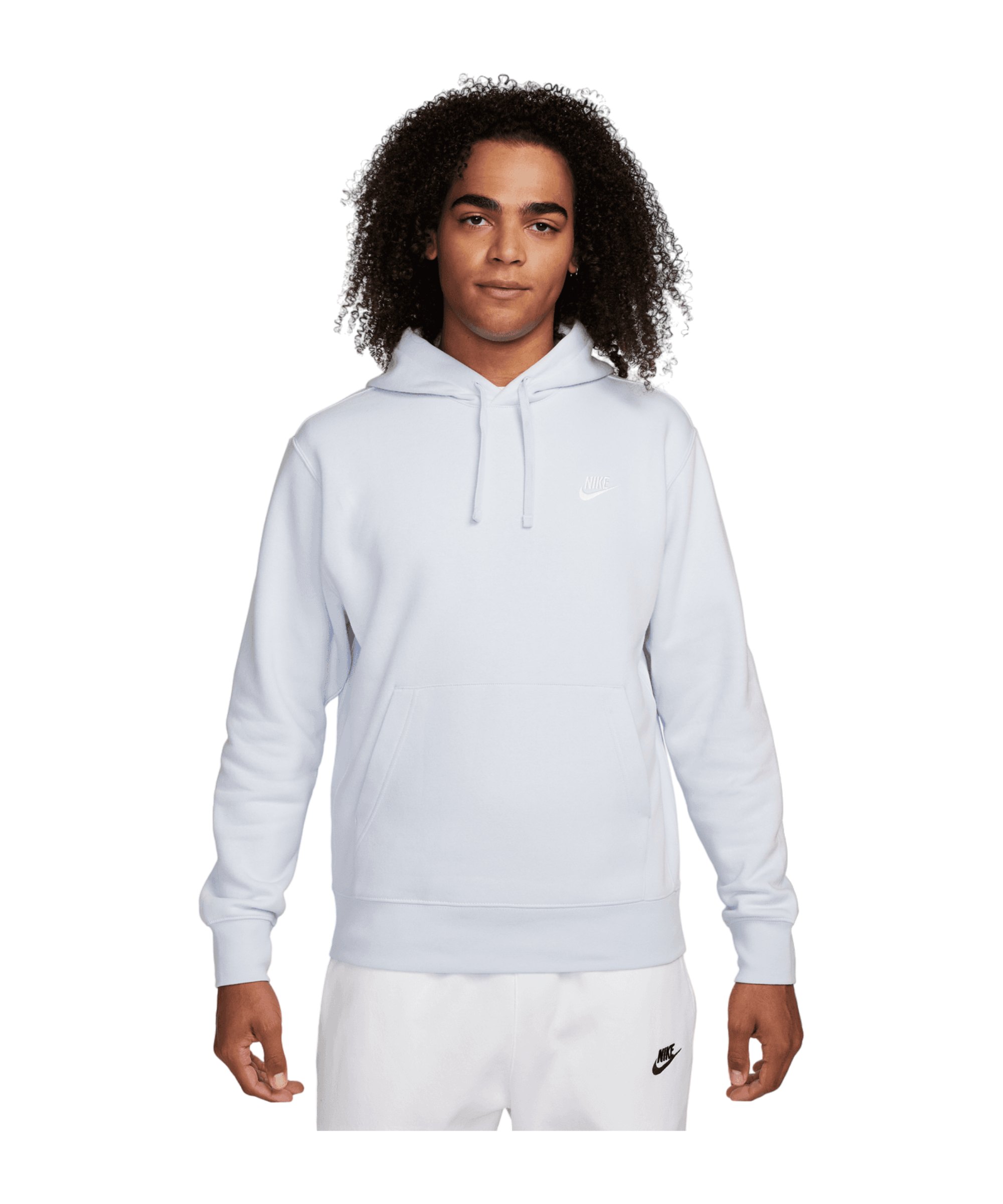 Nike Club Fleece Hoody Grau F085 - grau